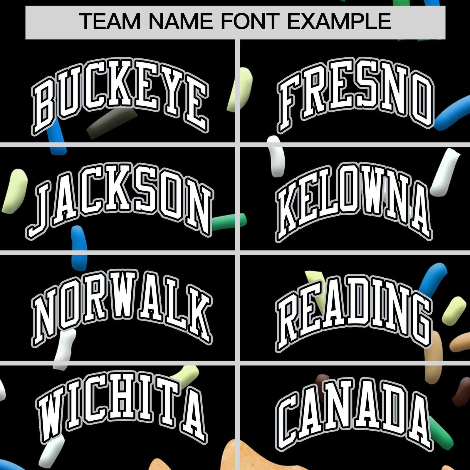 Custom Black Ice Cream Cone Graffiti Pattern Full-Snap Varsity Letterman Jackets