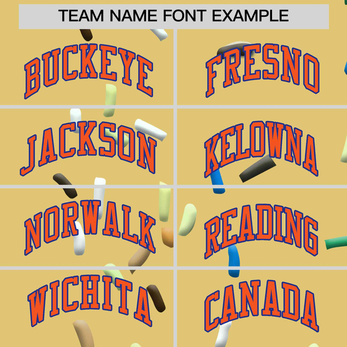 Custom Khaki Ice Cream Cone Graffiti Pattern Full-Snap Varsity Letterman Jackets