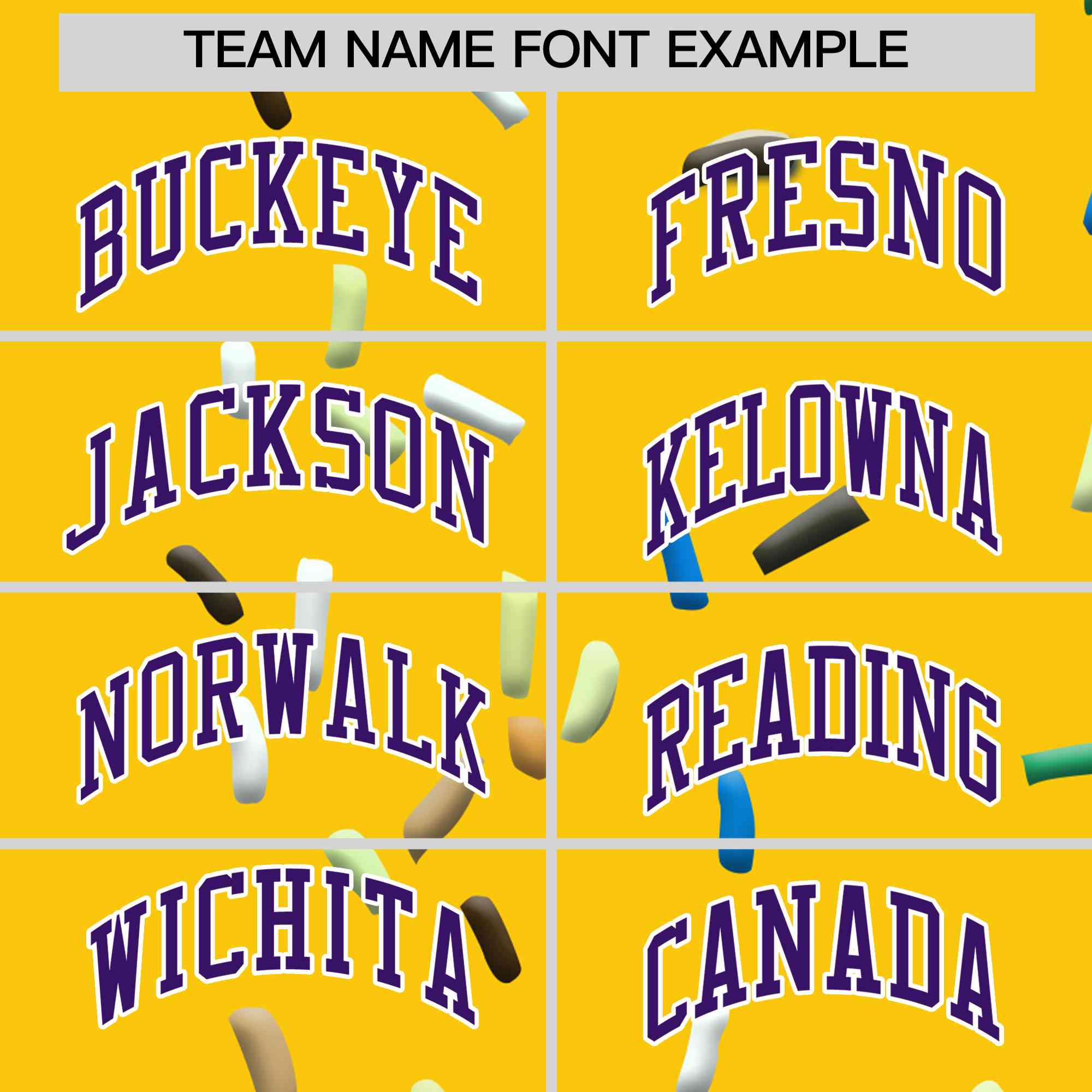 Custom Gold Ice Cream Cone Graffiti Pattern Full-Snap Varsity Letterman Jackets