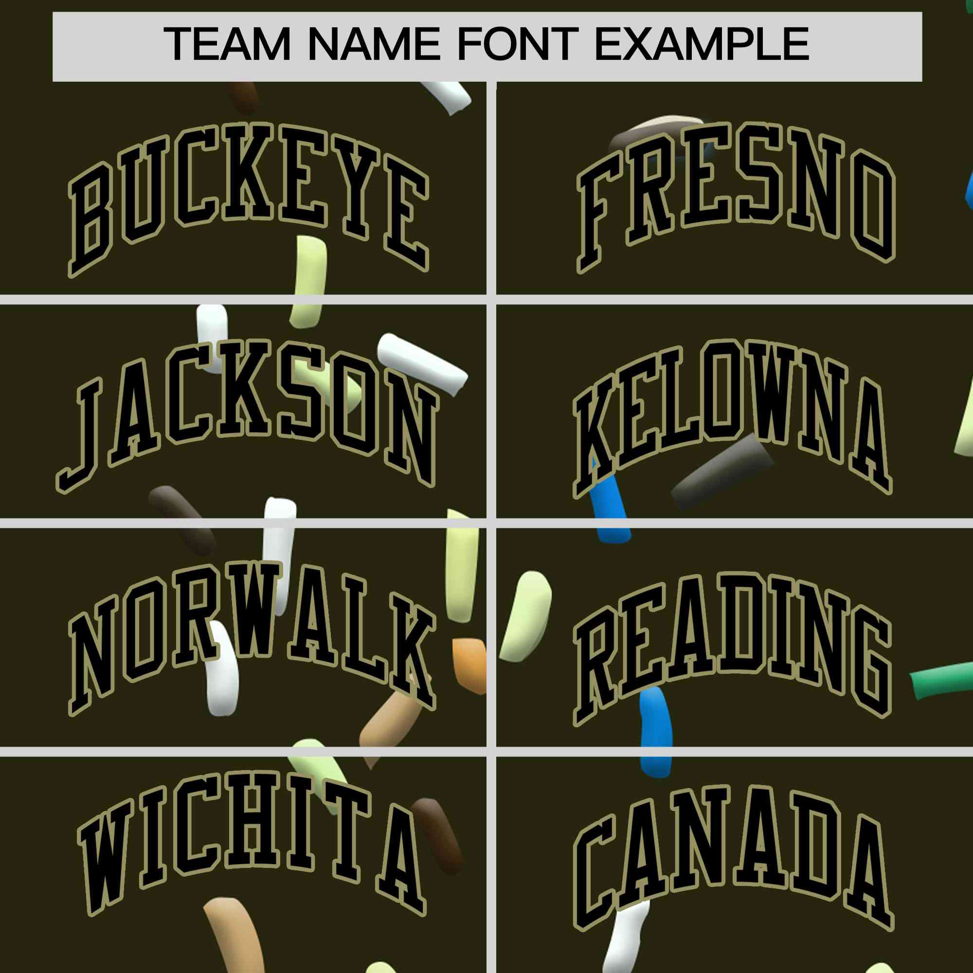 Custom Olive Ice Cream Cone Graffiti Pattern Full-Snap Varsity Letterman Jackets