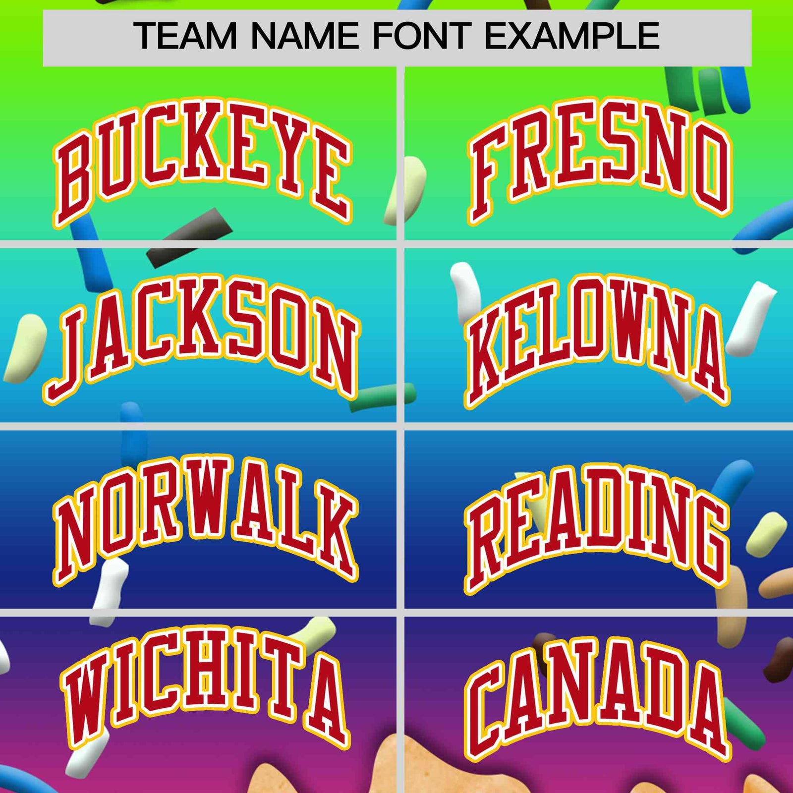 Custom Rainbow Ice Cream Cone Graffiti Pattern Full-Snap Varsity Letterman Jackets