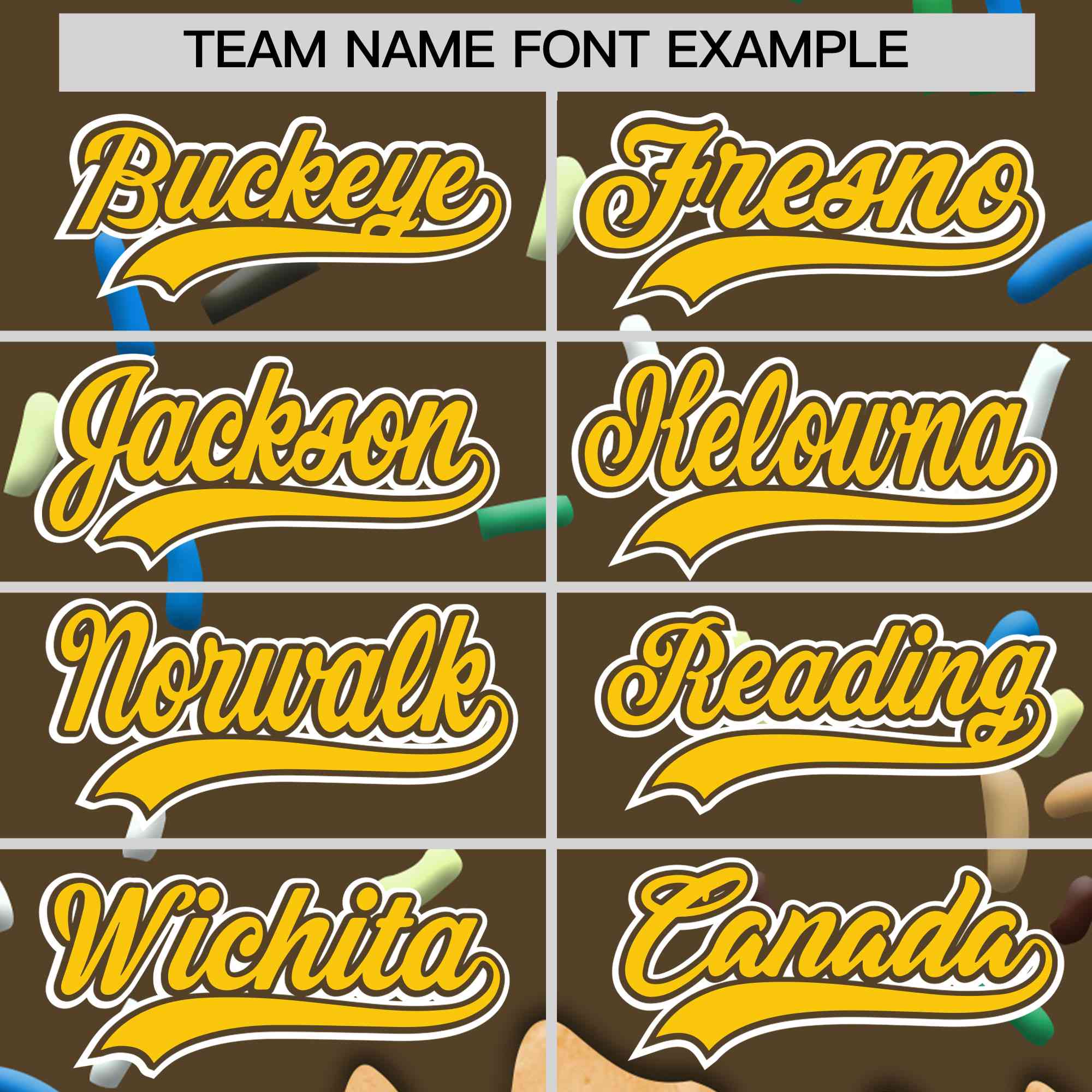 Custom Light Brown Ice Cream Cone Graffiti Pattern Full-Snap Varsity Letterman Jackets