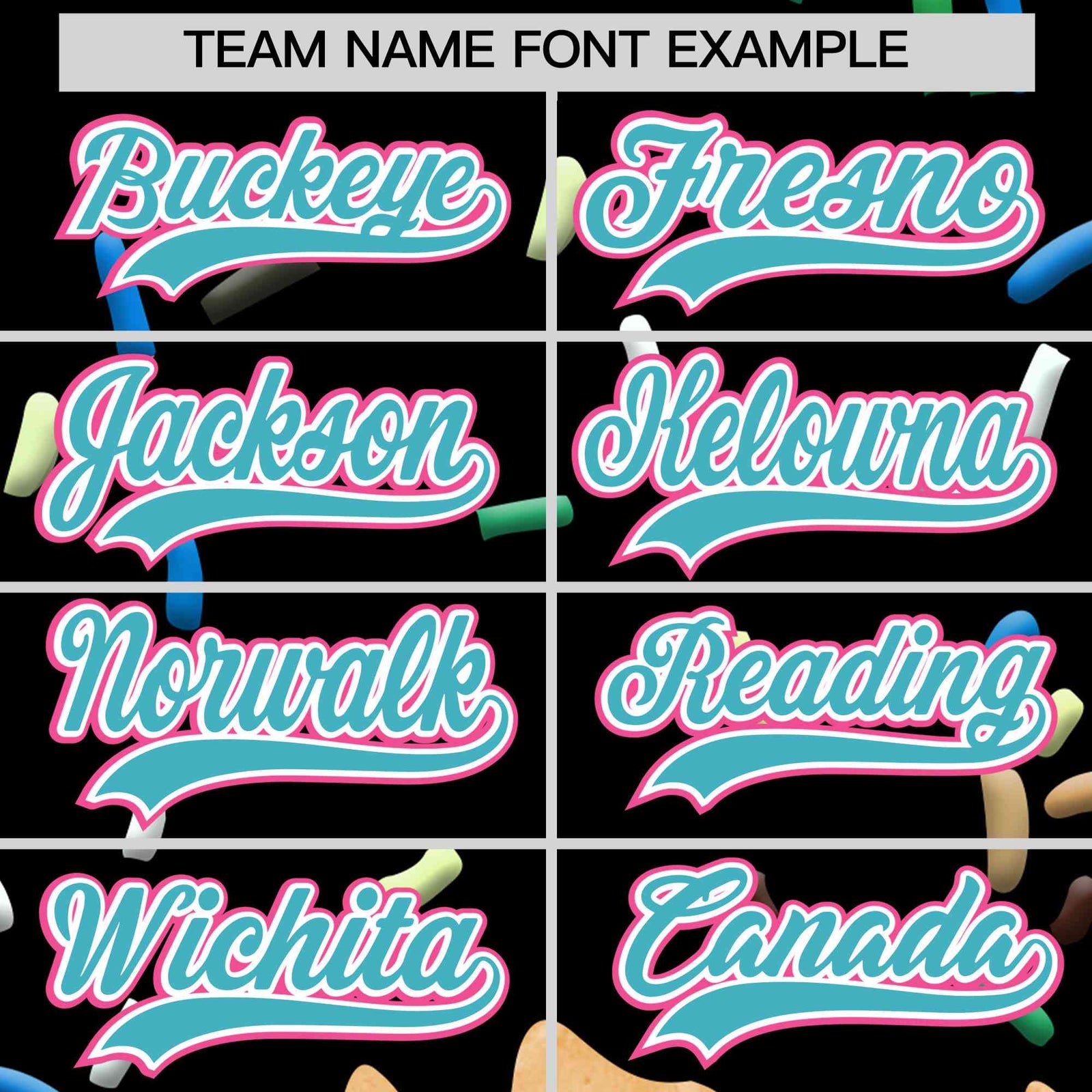 Custom Black Ice Cream Cone Graffiti Pattern Full-Snap Varsity Letterman Jackets