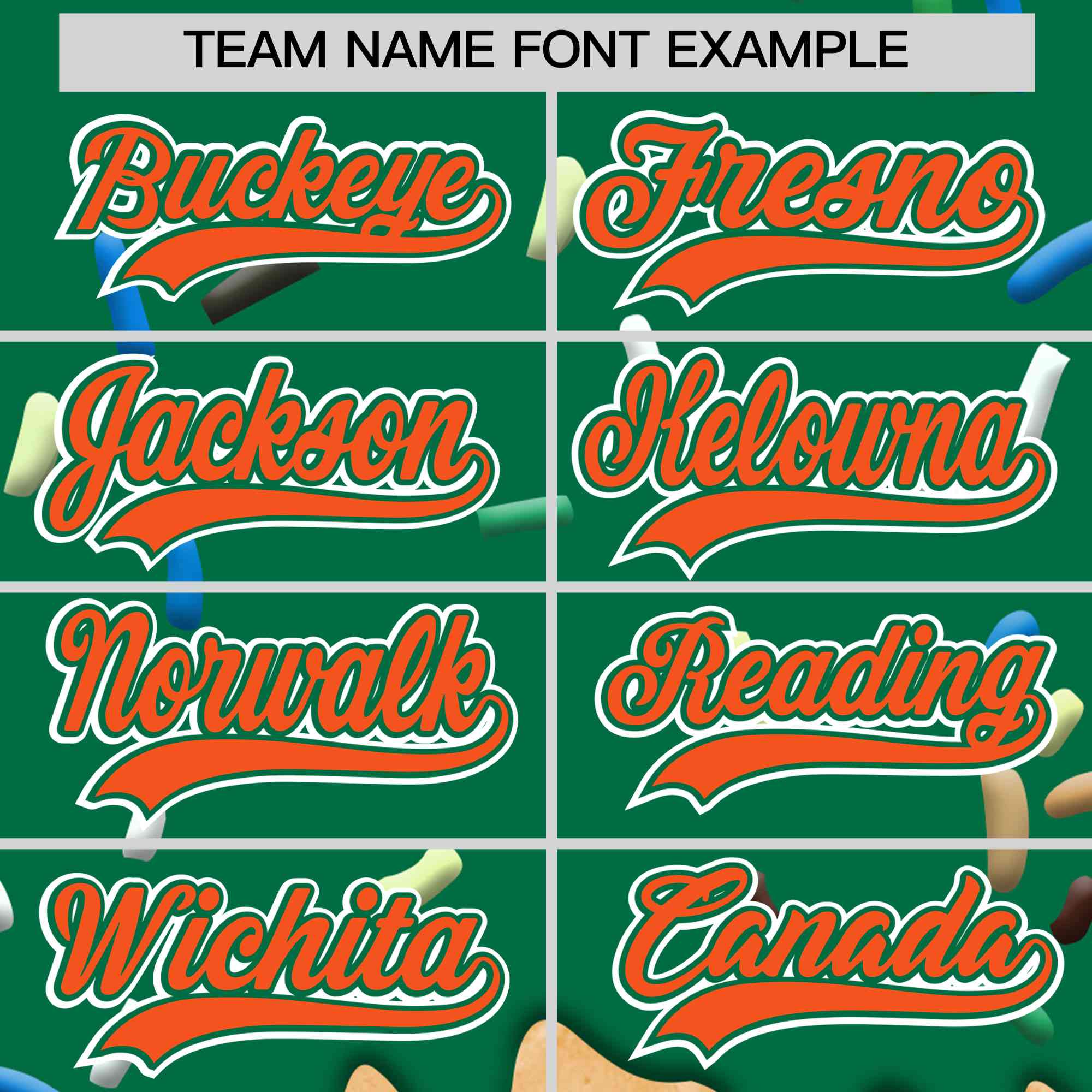 Custom Kelly Green Ice Cream Cone Graffiti Pattern Full-Snap Varsity Letterman Jackets