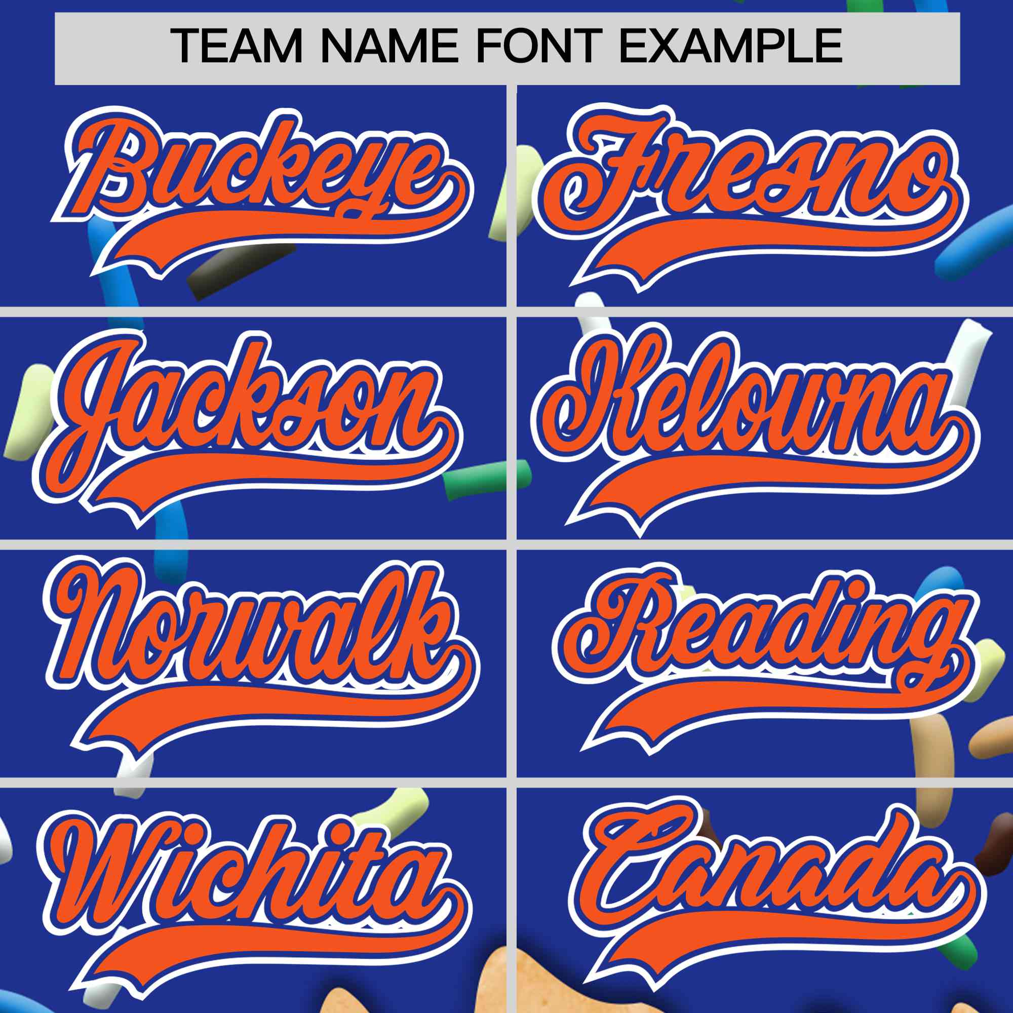 Custom Royal Blue Ice Cream Cone Graffiti Pattern Full-Snap Varsity Letterman Jackets