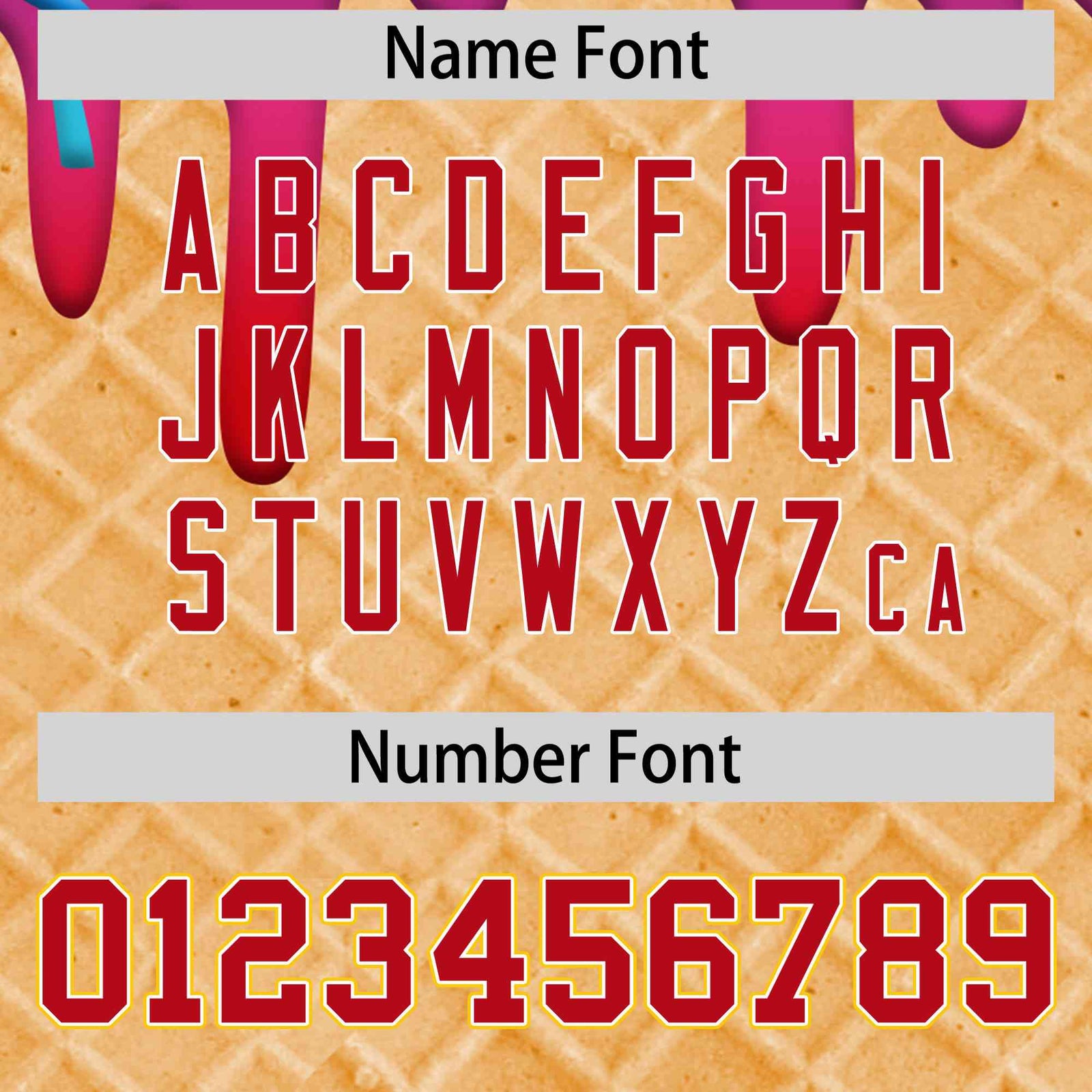 Custom Rainbow Ice Cream Cone Graffiti Pattern Full-Snap Varsity Letterman Jackets