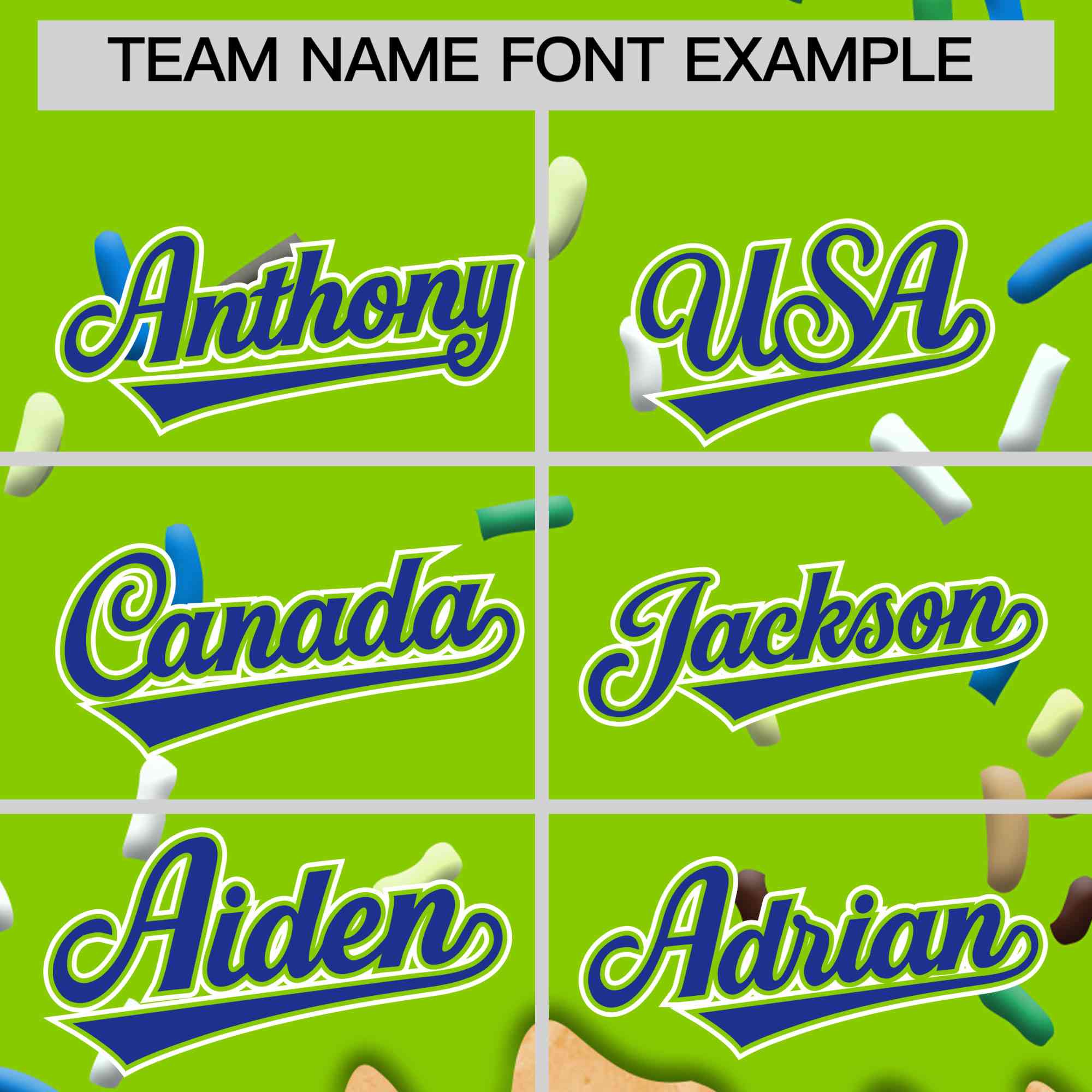 Custom Neon Green Ice Cream Cone Graffiti Pattern Full-Snap Varsity Letterman Jackets| KXKSHOP