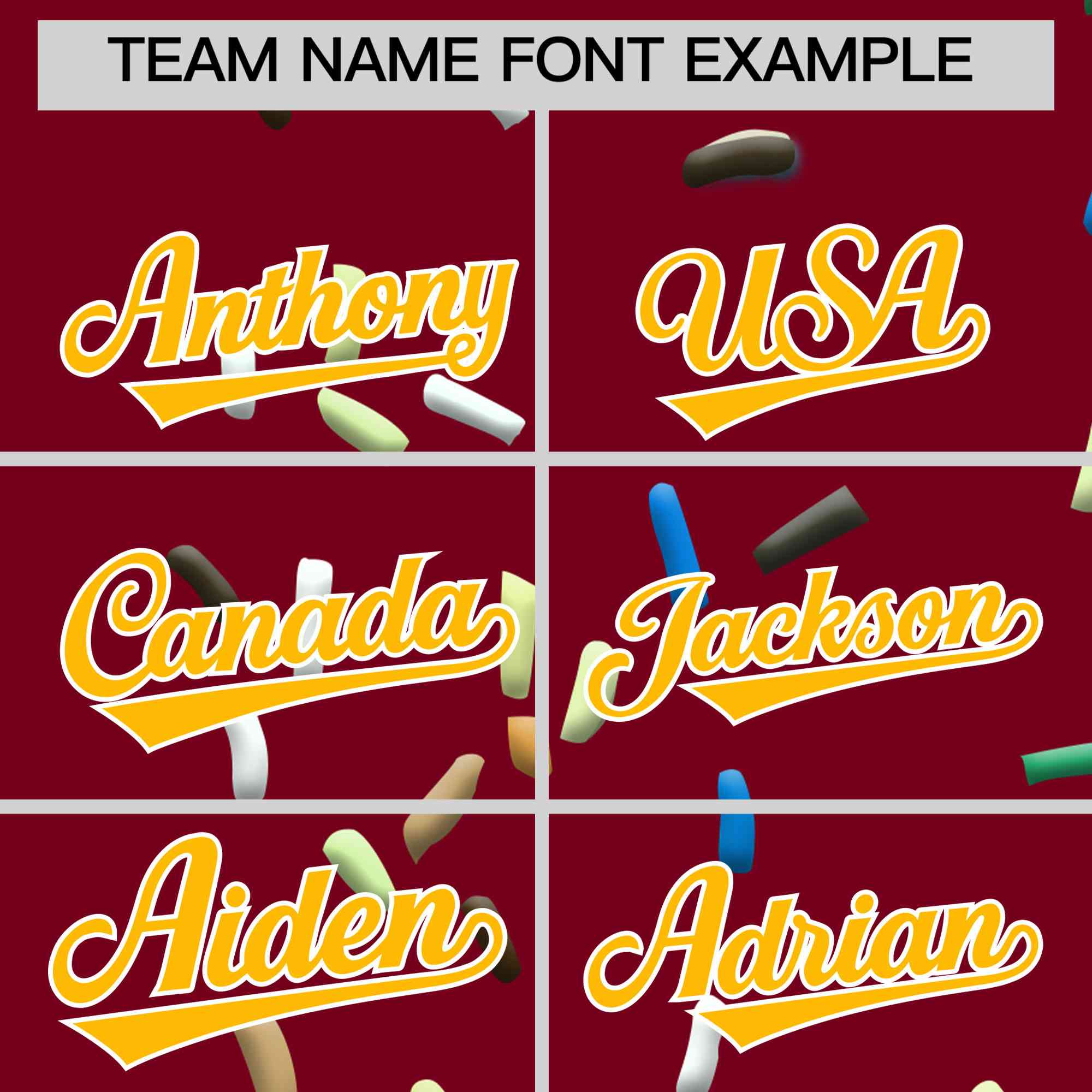 Custom Crimson Ice Cream Cone Graffiti Pattern Full-Snap Varsity Letterman Jackets| KXKSHOP