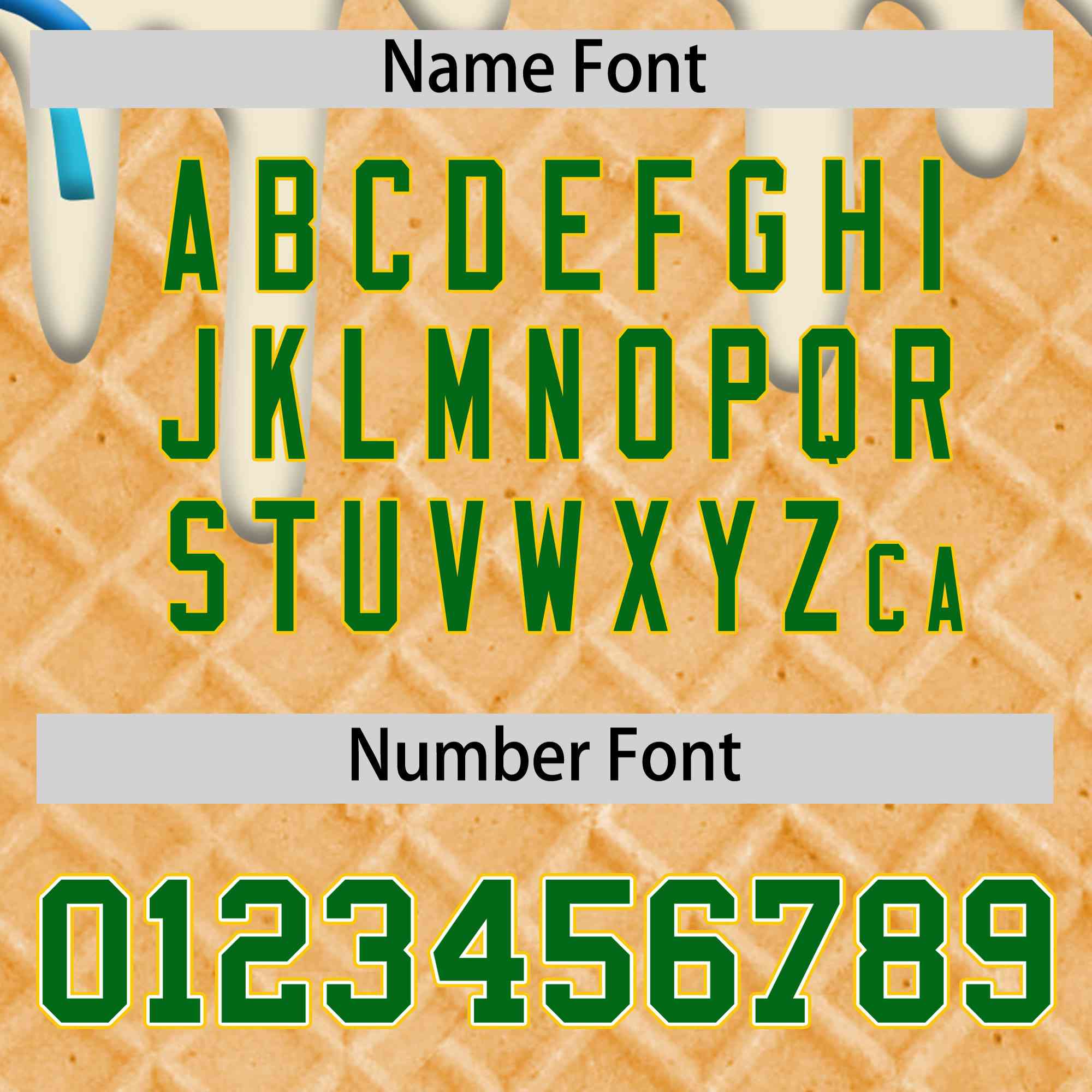 Custom Cream Ice Cream Cone Graffiti Pattern Full-Snap Varsity Letterman Jackets| KXKSHOP