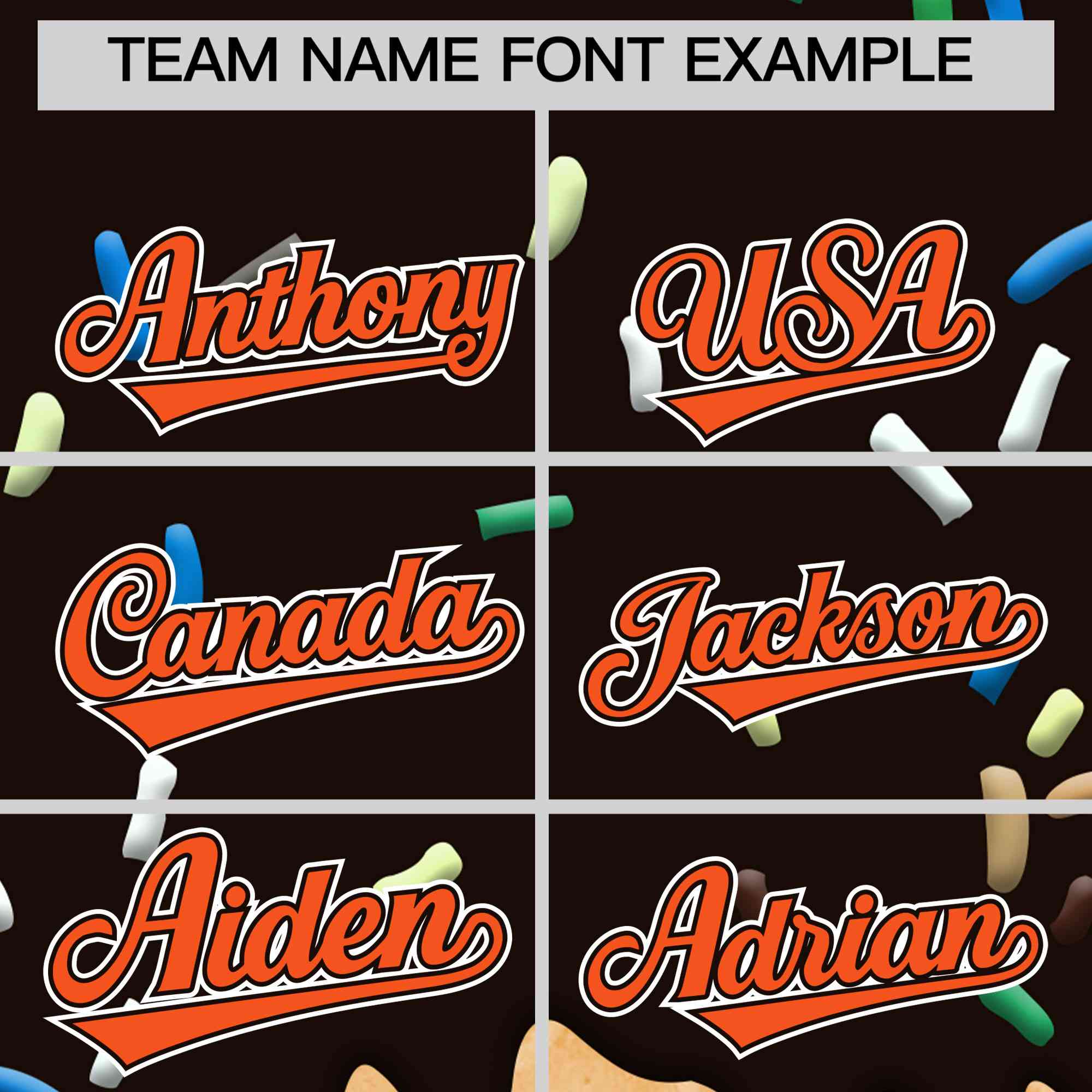 Custom Brown Ice Cream Cone Graffiti Pattern Full-Snap Varsity Letterman Jackets| KXKSHOP