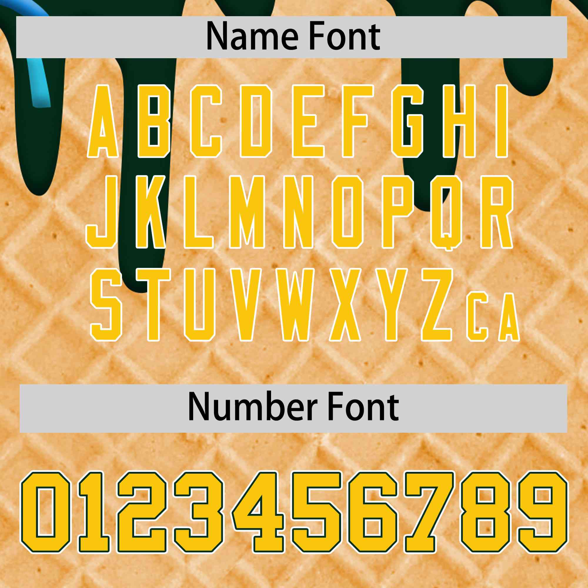 Custom Green Ice Cream Cone Graffiti Pattern Full-Snap Varsity Letterman Jackets| KXKSHOP