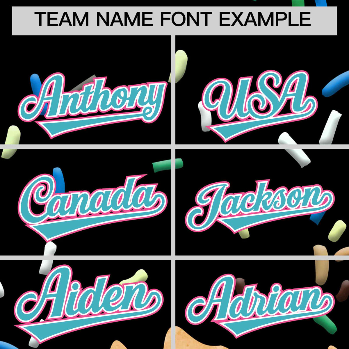 Custom Black Ice Cream Cone Graffiti Pattern Full-Snap Varsity Letterman Jackets| KXKSHOP