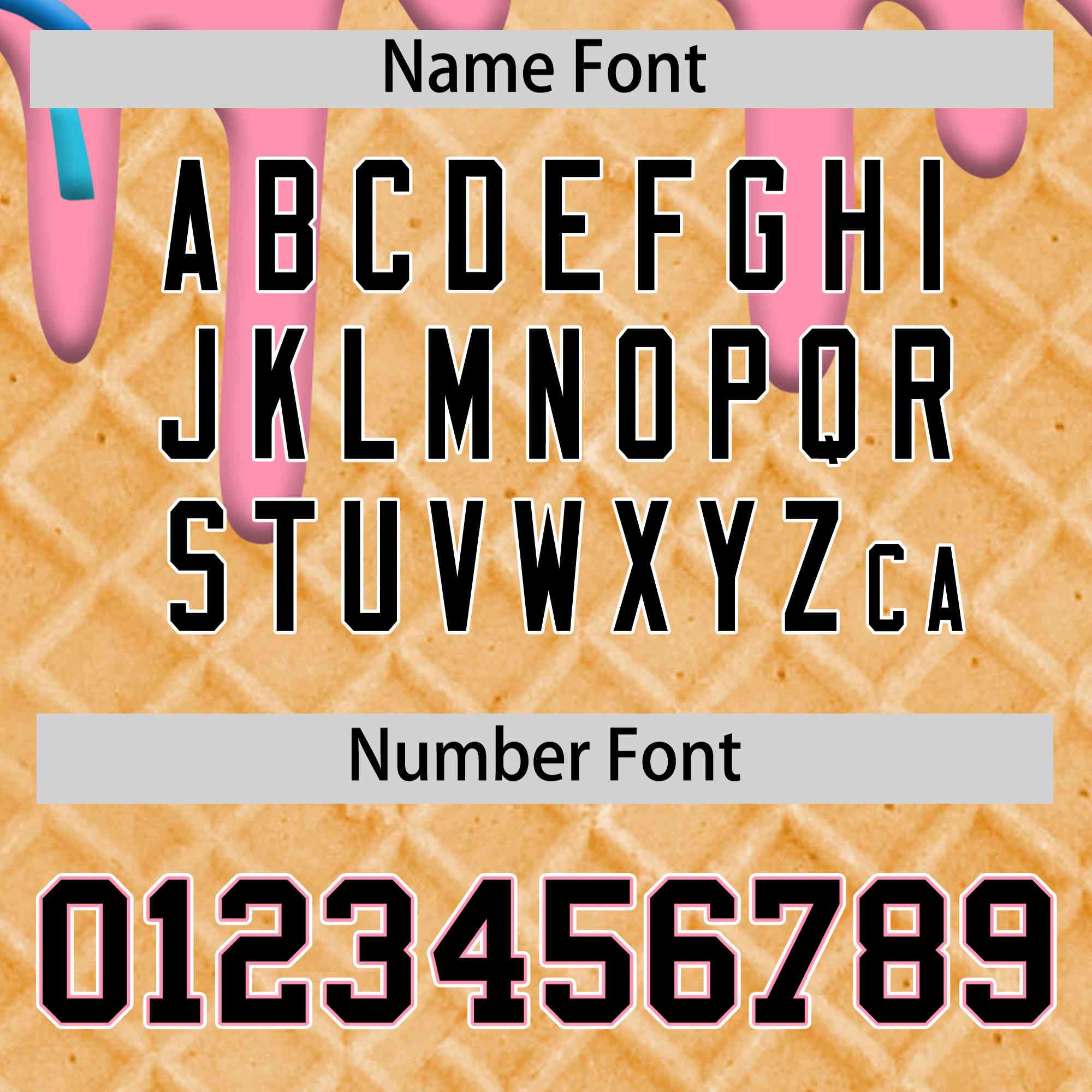 Custom Light Pink Ice Cream Cone Graffiti Pattern Full-Snap Varsity Letterman Jackets| KXKSHOP