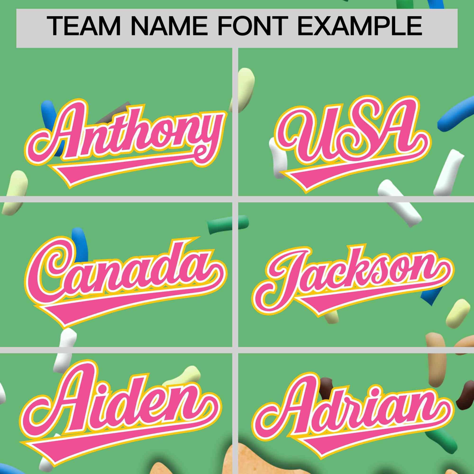 Custom Neon Green Ice Cream Cone Graffiti Pattern Full-Snap Varsity Letterman Jackets| KXKSHOP