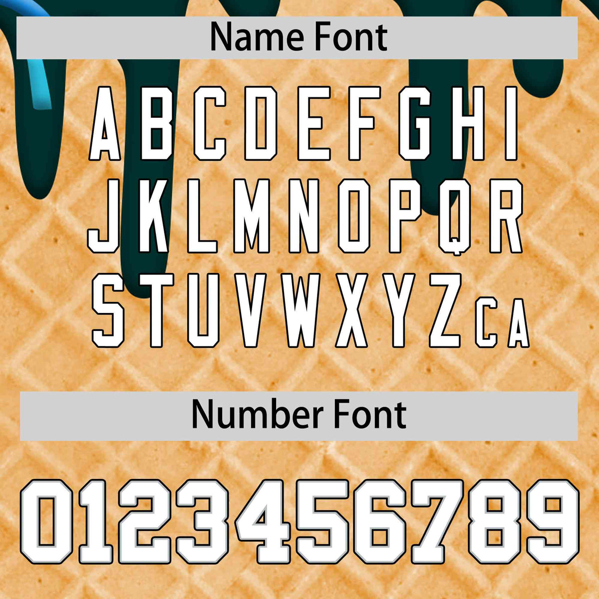 Custom Midnight Green Ice Cream Cone Graffiti Pattern Full-Snap Varsity Letterman Jackets| KXKSHOP