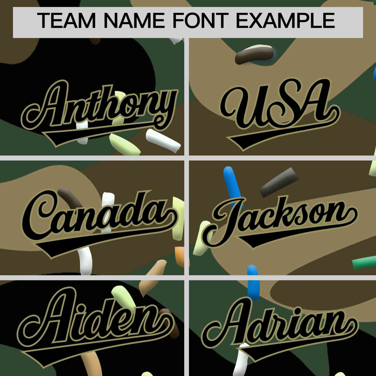 Custom Camo Ice Cream Cone Graffiti Pattern Full-Snap Varsity Letterman Jackets| KXKSHOP