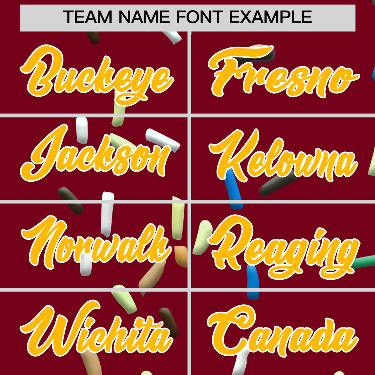 Custom Crimson Ice Cream Cone Graffiti Pattern Full-Snap Varsity Letterman Jackets