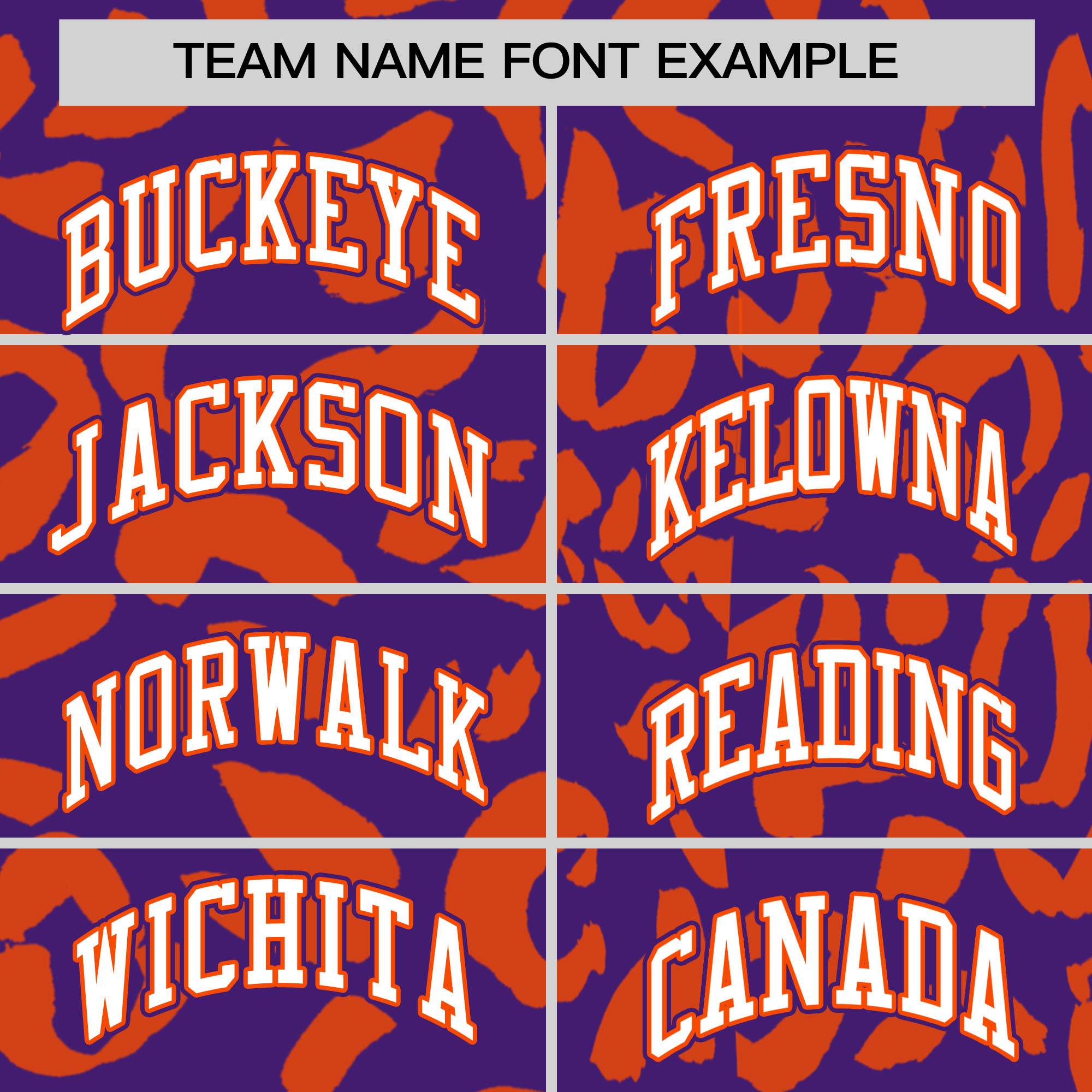 Custom Purple Orange Varsity Full-Snap Leopard Print Graffiti Pattern Letterman Baseball Jacket