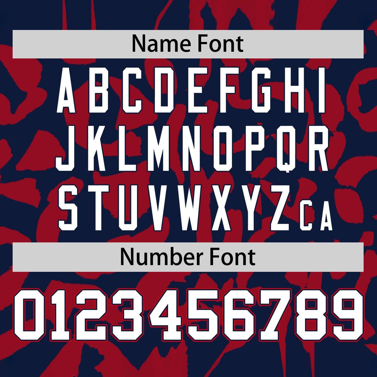 Custom Navy Red Varsity Full-Snap Leopard Print Graffiti Pattern Letterman Baseball Jacket