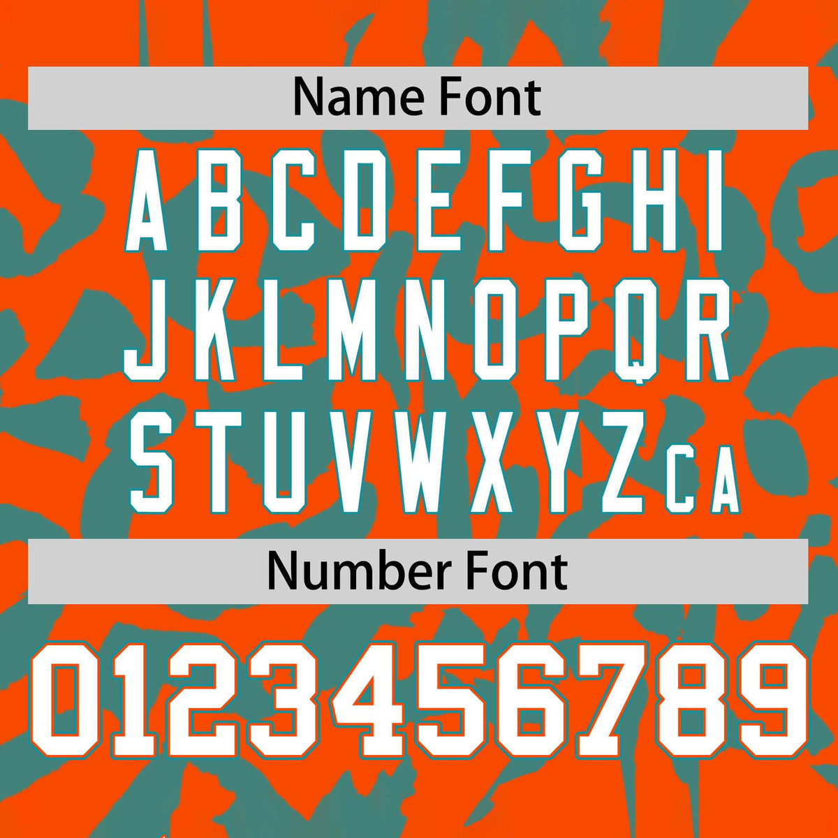 Custom Orange Aqua Varsity Full-Snap Leopard Print Graffiti Pattern Letterman Baseball Jacket