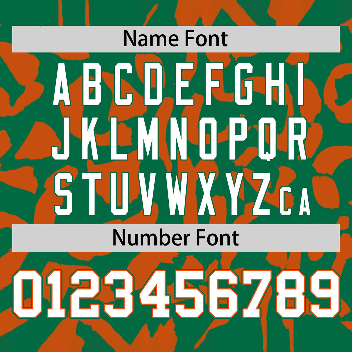 Custom Kelly Green Orange Varsity Full-Snap Leopard Print Graffiti Pattern Letterman Baseball Jacket