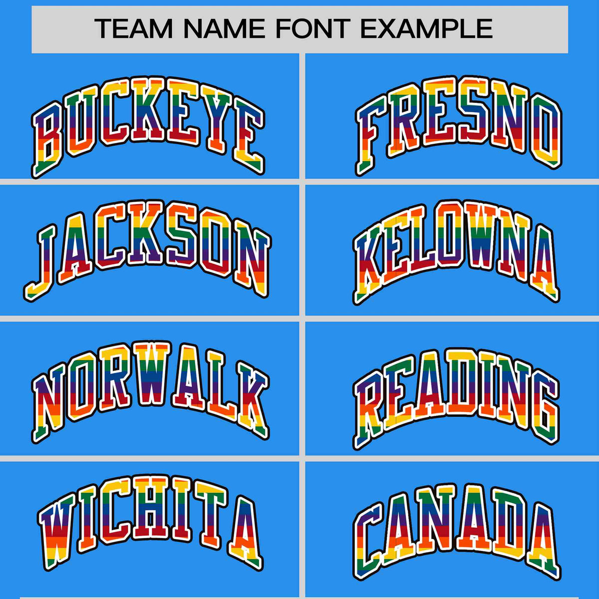 Custom Powder Blue LGBT Rainbow For Pride Month Classic Style Letterman Baseball Jacket