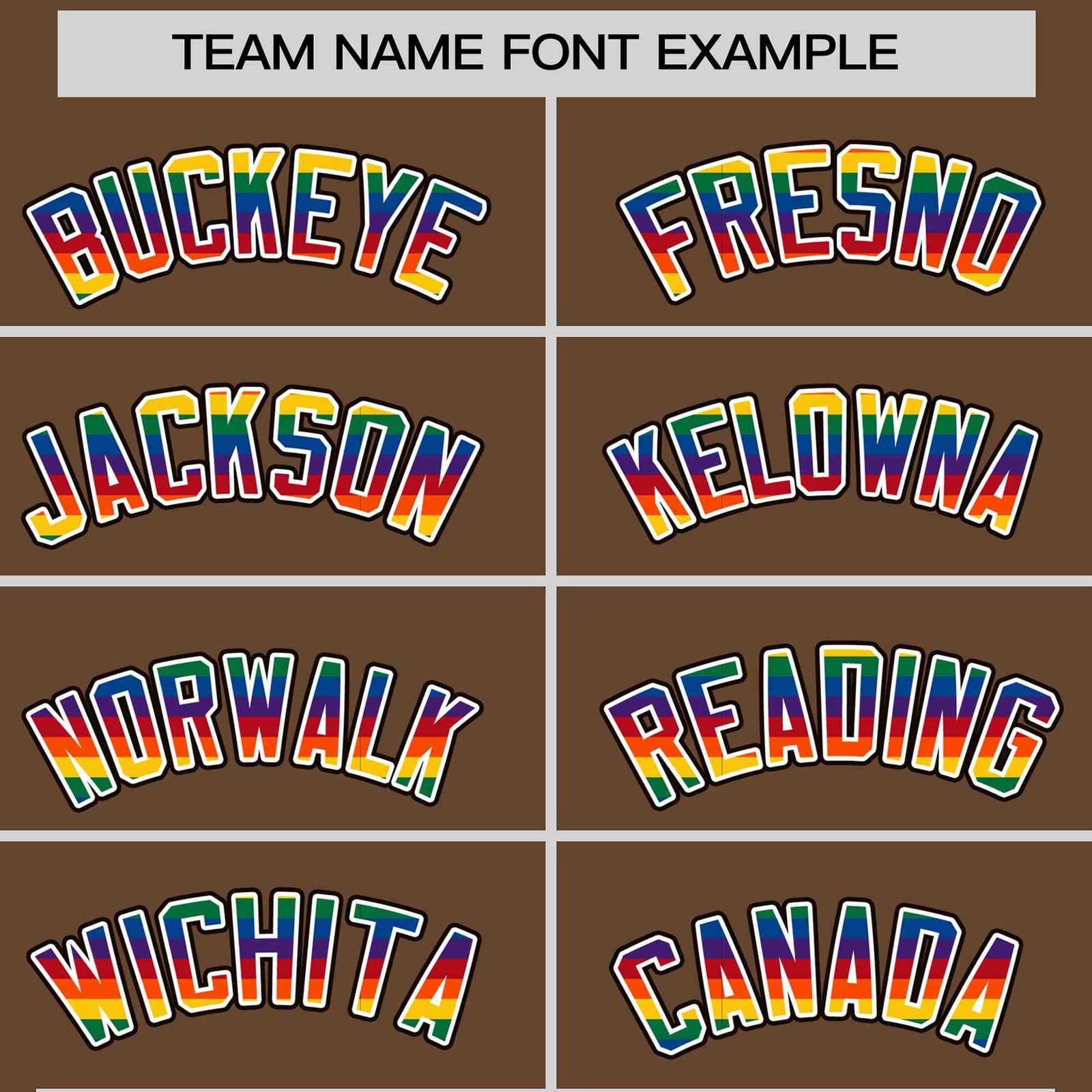 Custom Light Brown LGBT Rainbow For Pride Month Classic Style Letterman Baseball Jacket