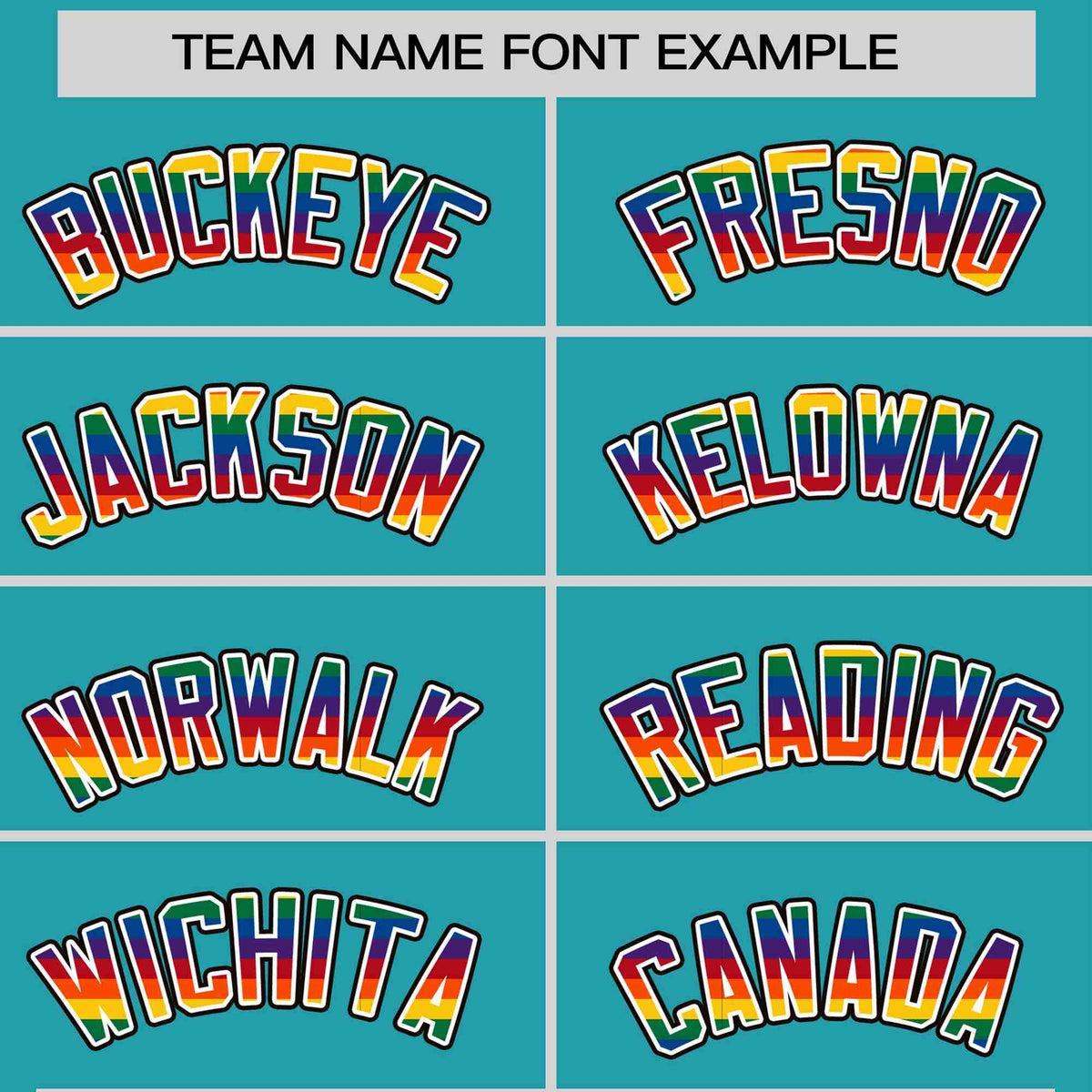 Custom Aqua LGBT Rainbow For Pride Month Classic Style Letterman Baseball Jacket