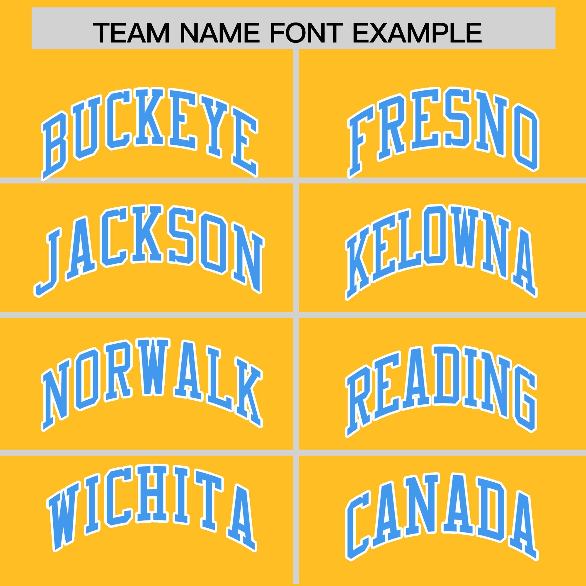 Custom Gold Powder Blue American Flag Varsity Full-Snap Authentic Raglan Sleeves Letterman Bomber Jacket