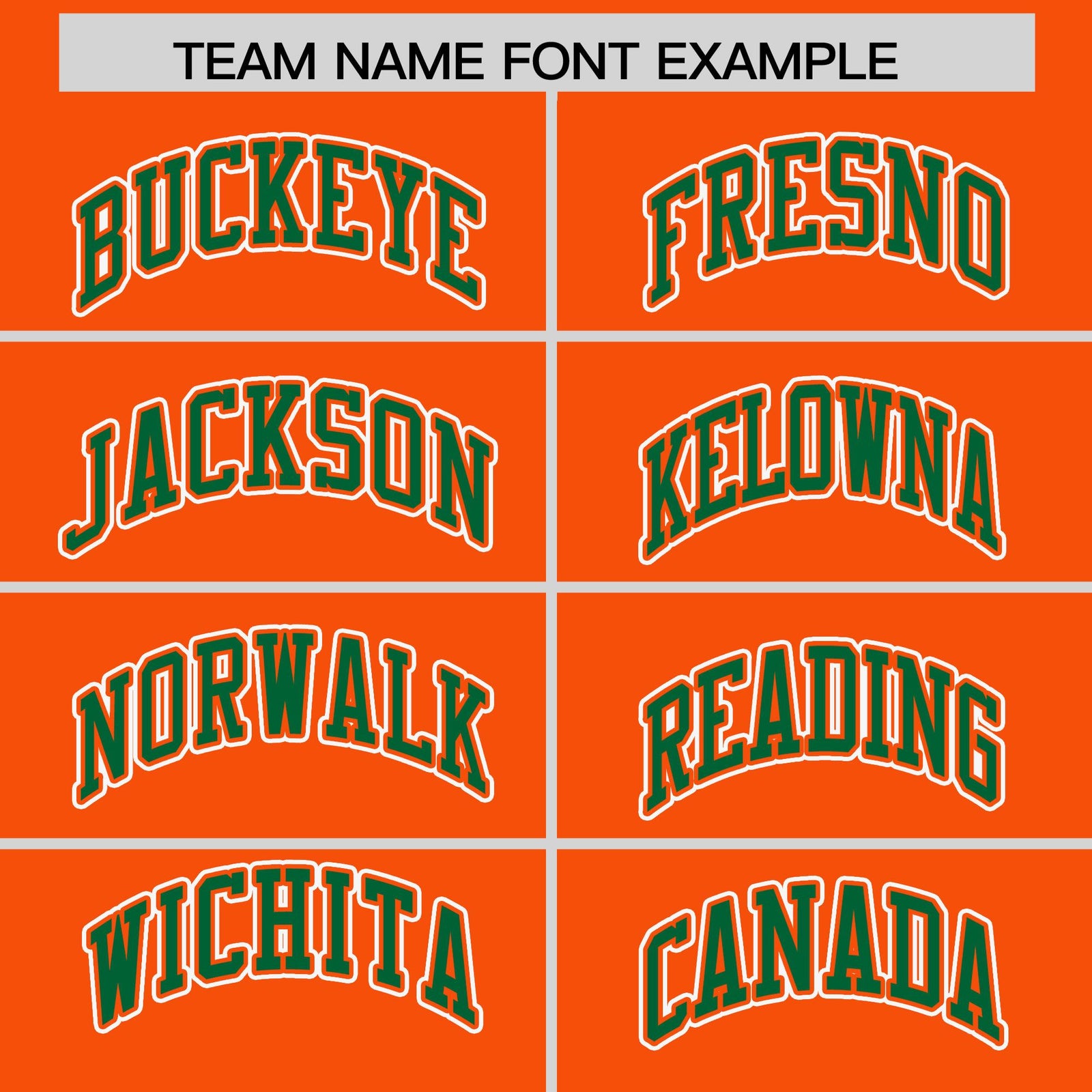 Custom Kelly Green Orange Color Block Bomber Varsity Baseball Jacket