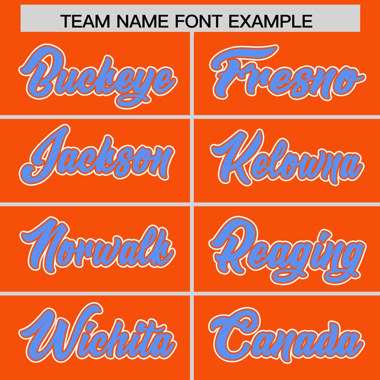 Custom Powder Blue Orange Color Block Bomber Varsity Baseball Jacket