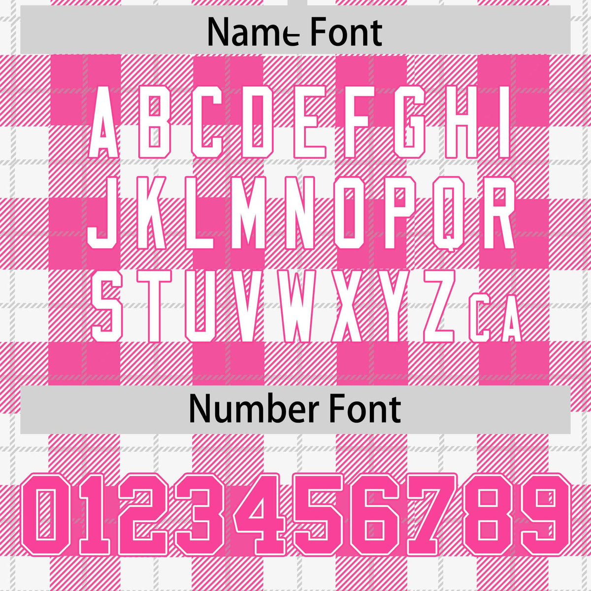 Custom Pink White Varsity Full-Snap Plaid Pattern Letterman Baseball Jacket