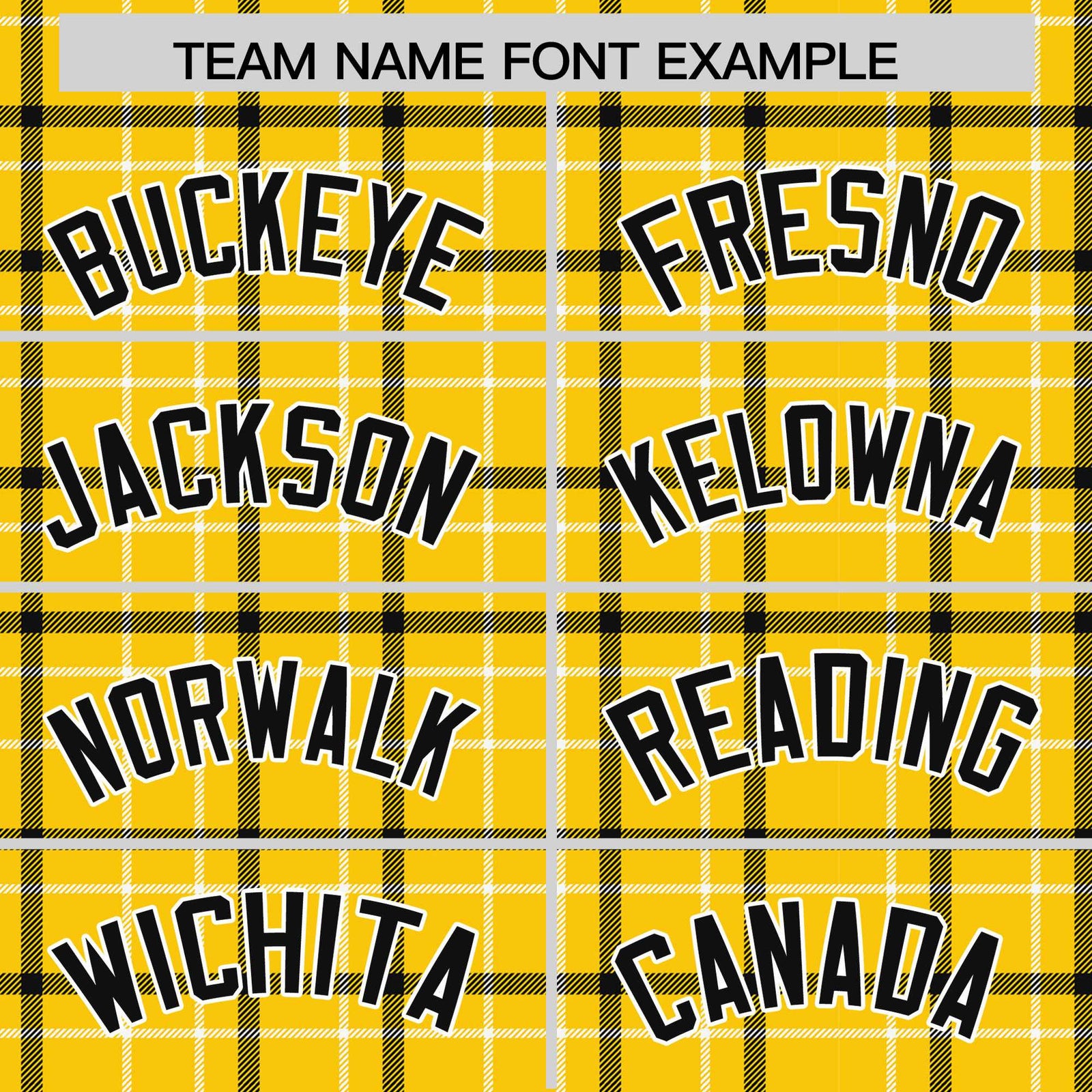 Custom Yellow Varsity Full-Snap Plaid Pattern Letterman Baseball Jacket