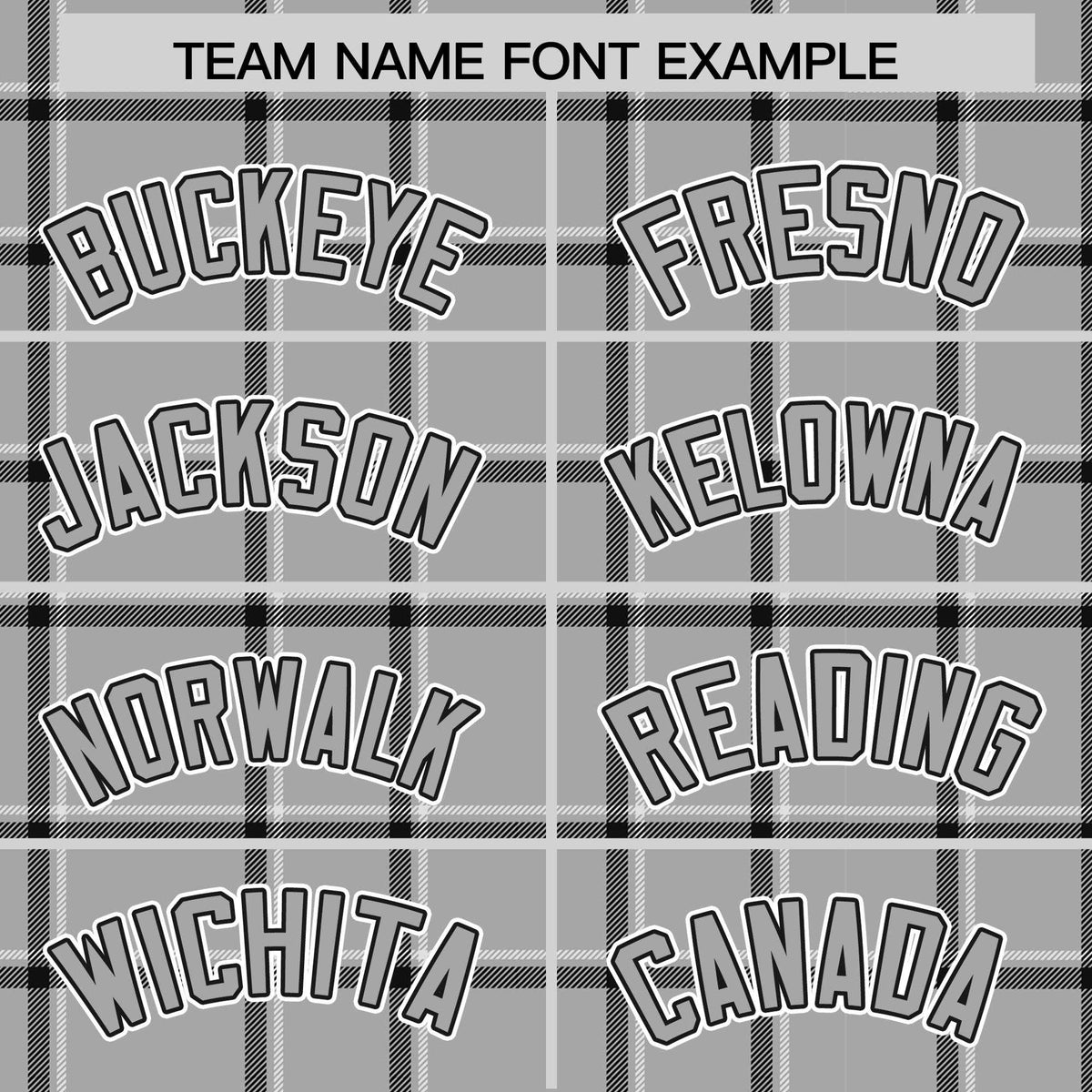 Custom Gray Black Varsity Full-Snap Plaid Pattern Letterman Baseball Jacket