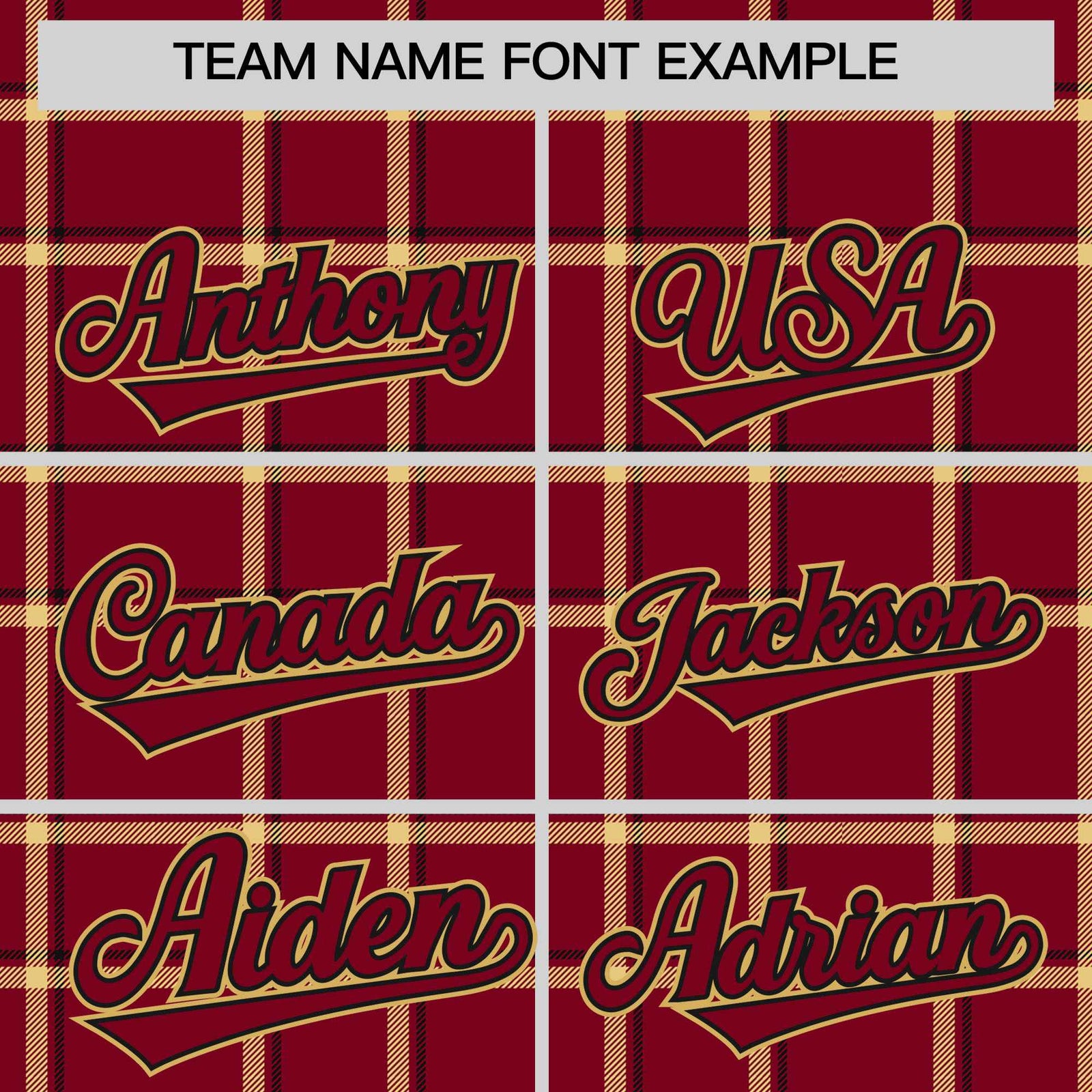 Custom Crimson Varsity Full-Snap Plaid Pattern Letterman Baseball Jacket