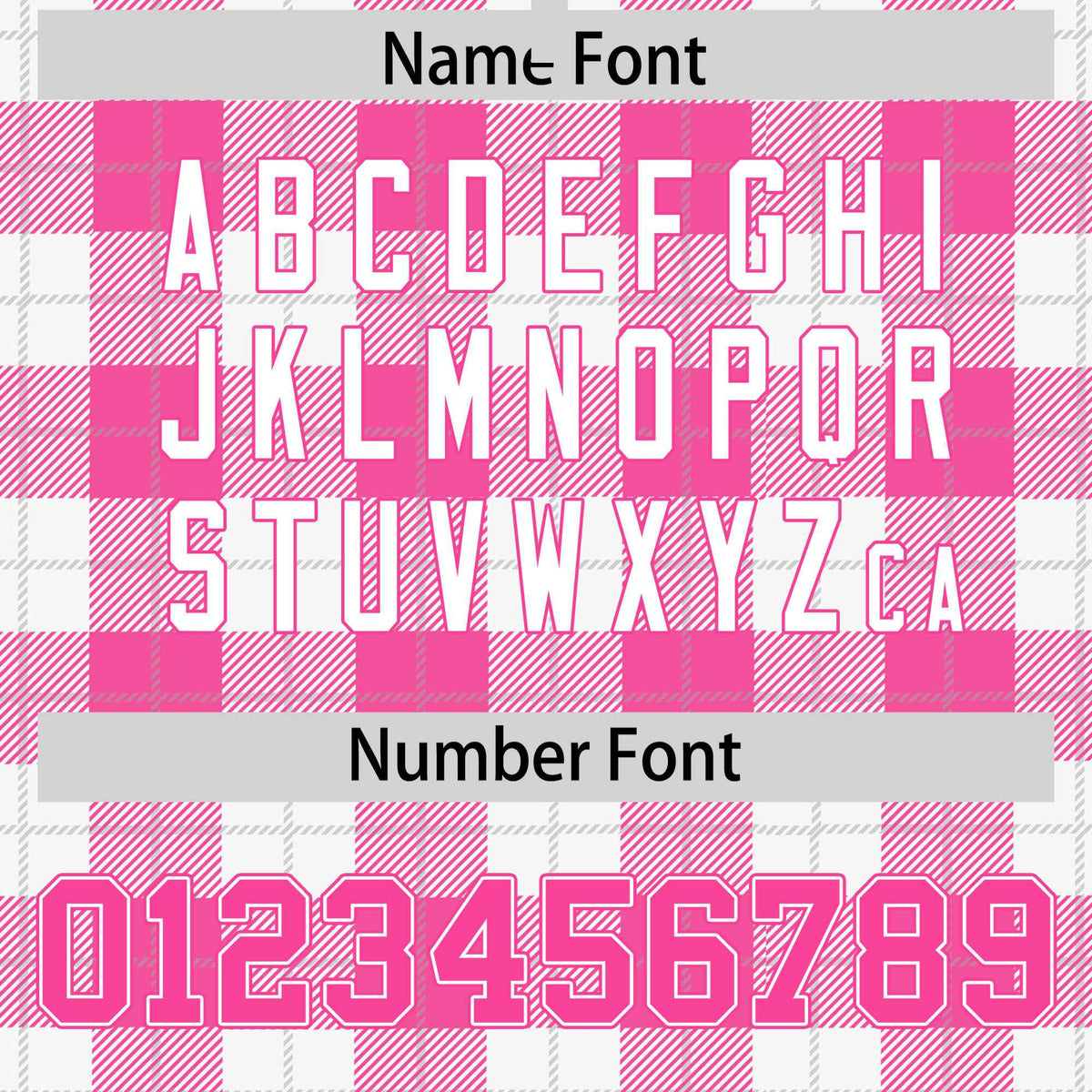 Custom Pink White Varsity Full-Snap Plaid Pattern Letterman Baseball Jacket