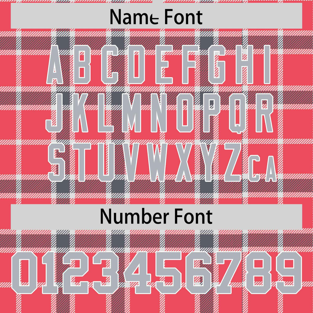 Custom Red Varsity Full-Snap Plaid Pattern Letterman Baseball Jacket