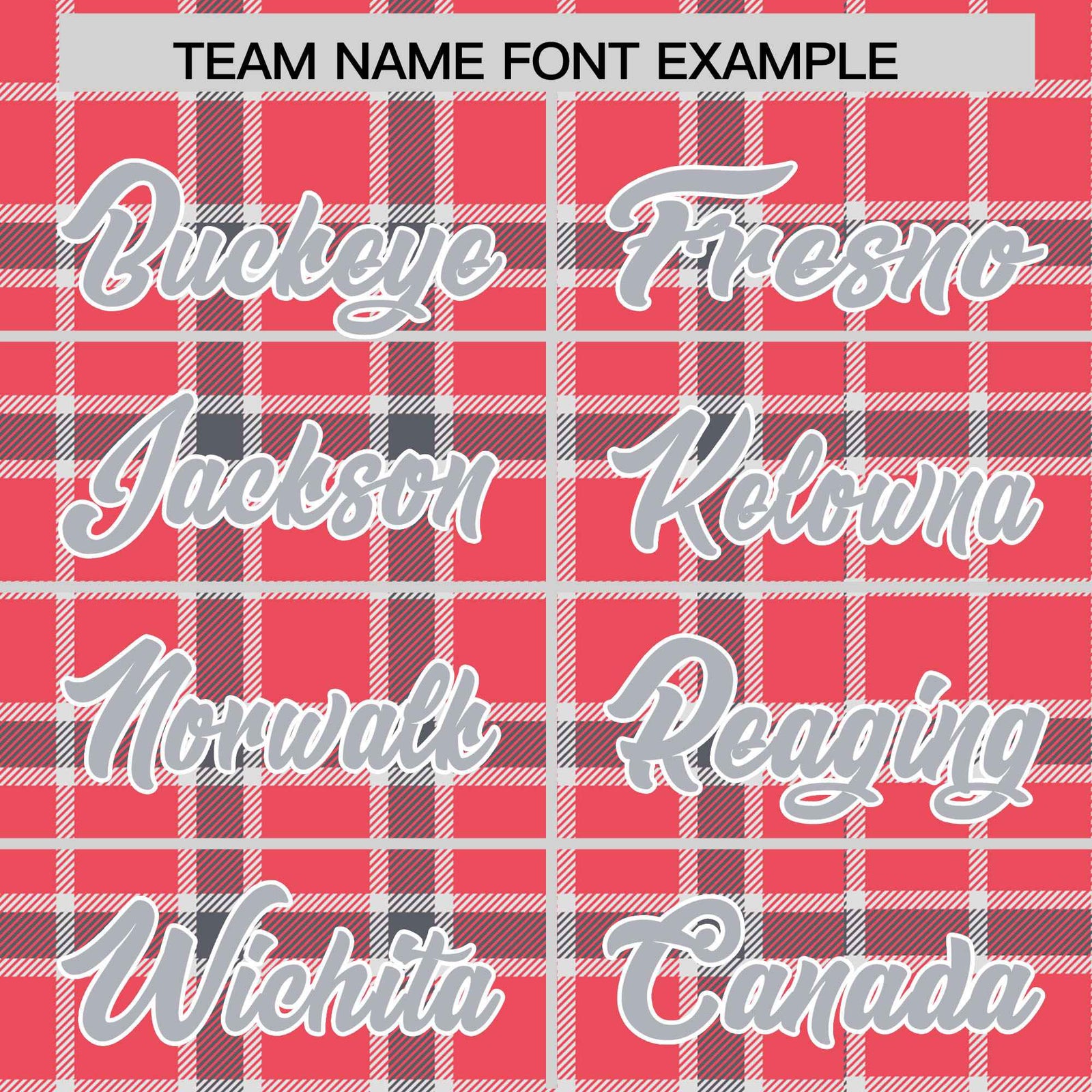 Custom Red Varsity Full-Snap Plaid Pattern Letterman Baseball Jacket