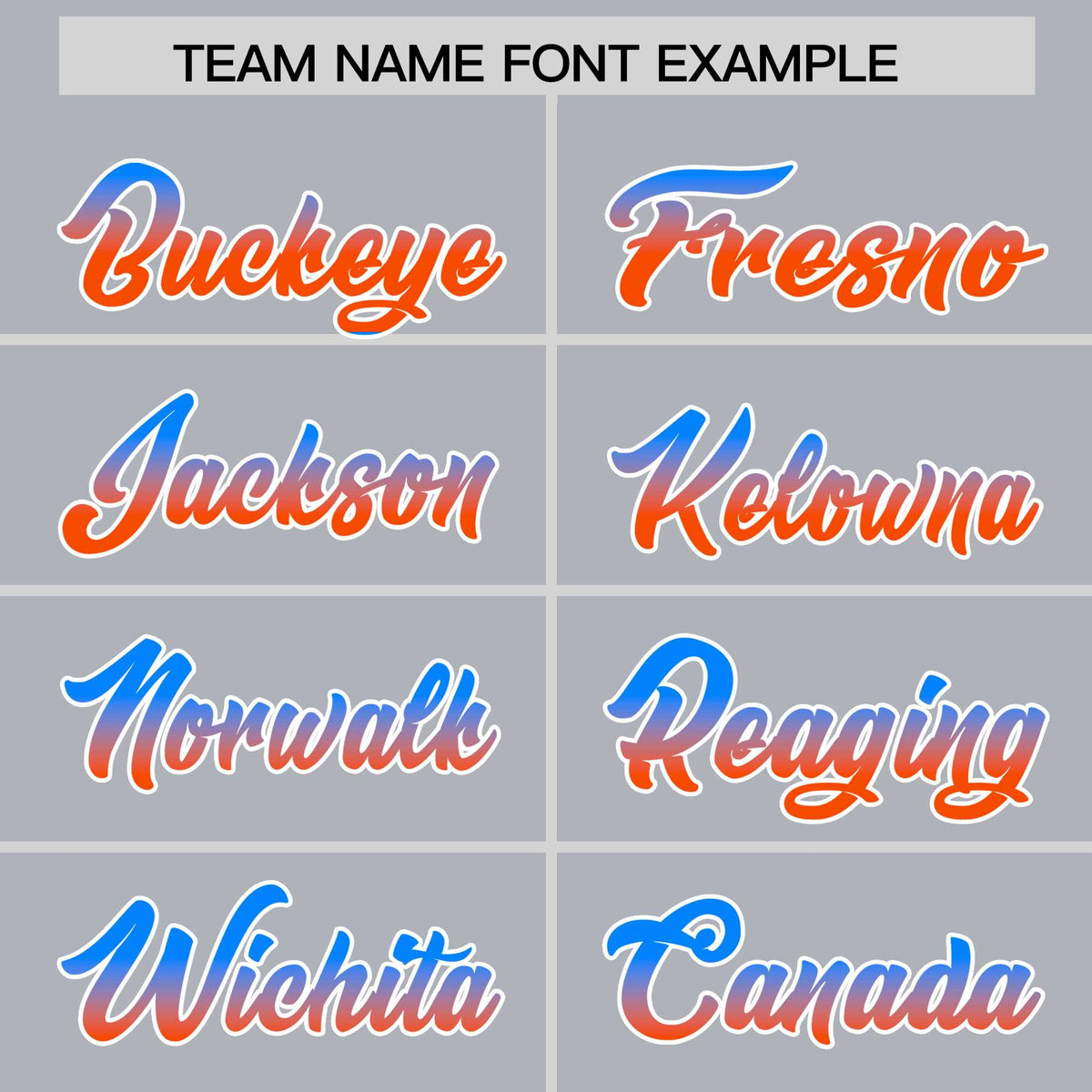 Custom Gray Powder Blue-Orange Gradient Varsity Full-Snap Raglan Sleeves Baseball Jacket