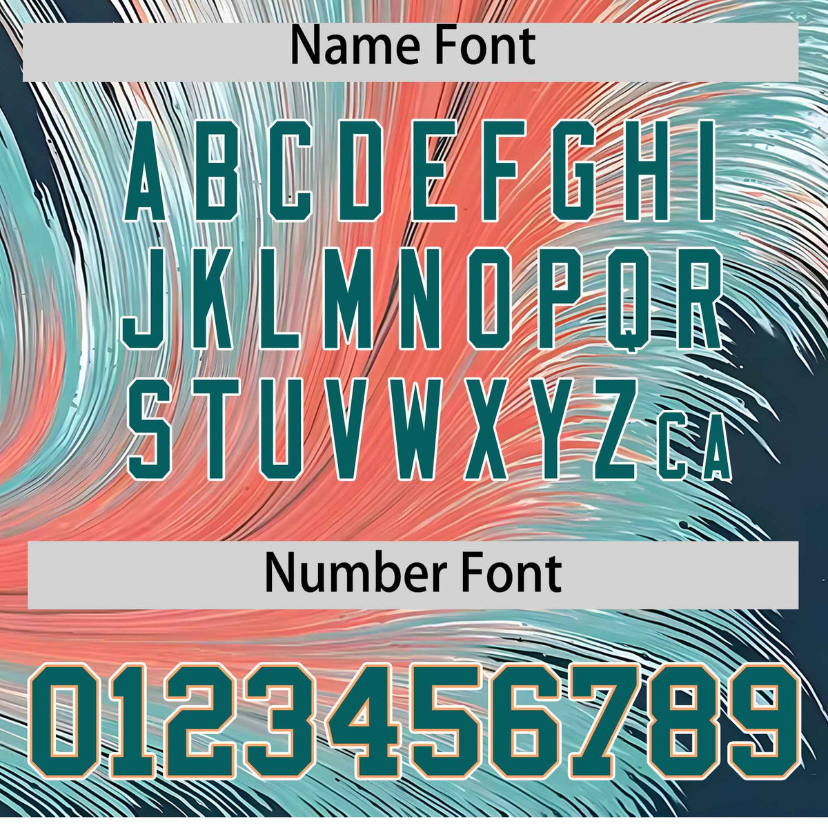 Custom Aqua Varsity Full-Snap Feather Fluid Pattern Letterman Baseball Jacket