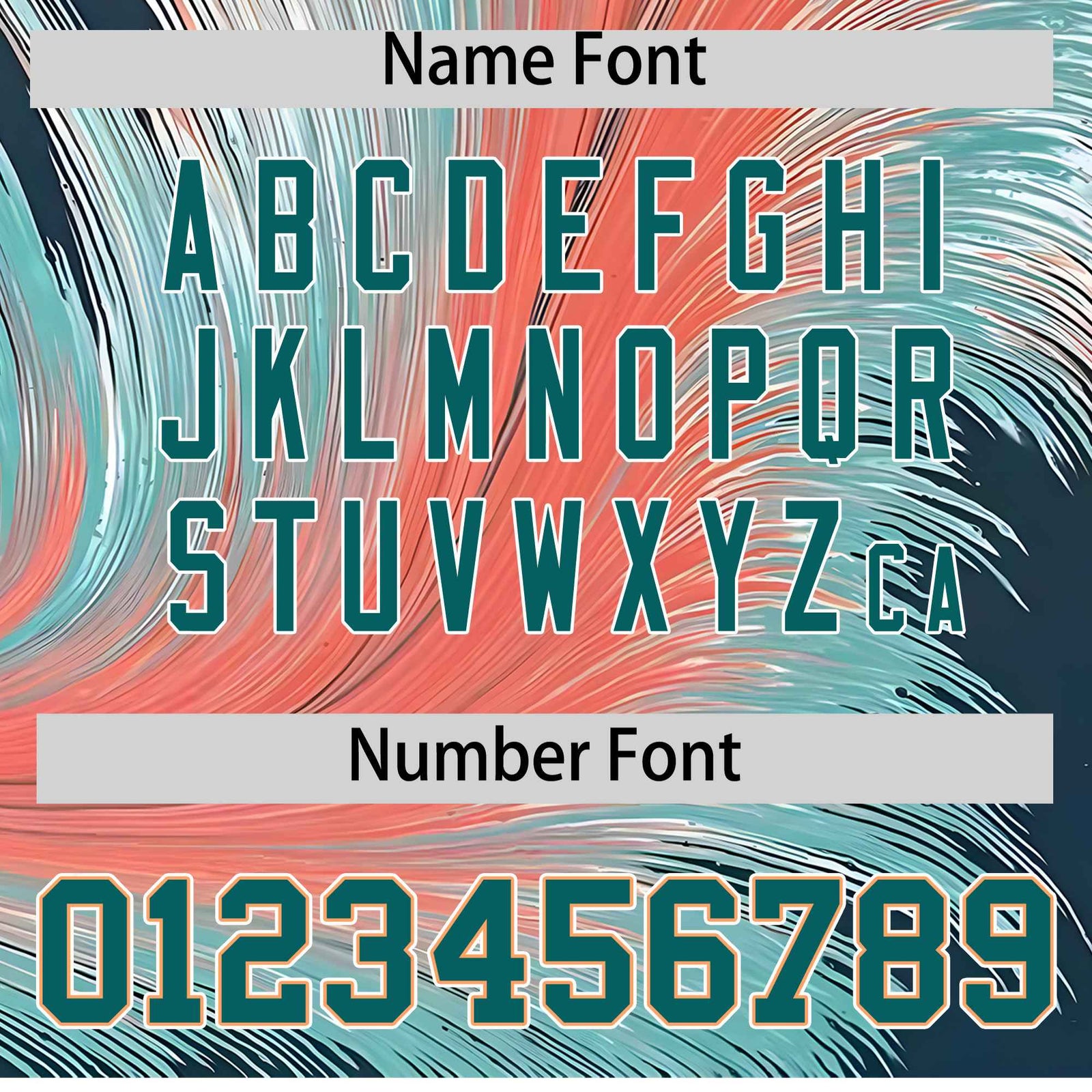 Custom Aqua Varsity Full-Snap Feather Fluid Pattern Letterman Baseball Jacket