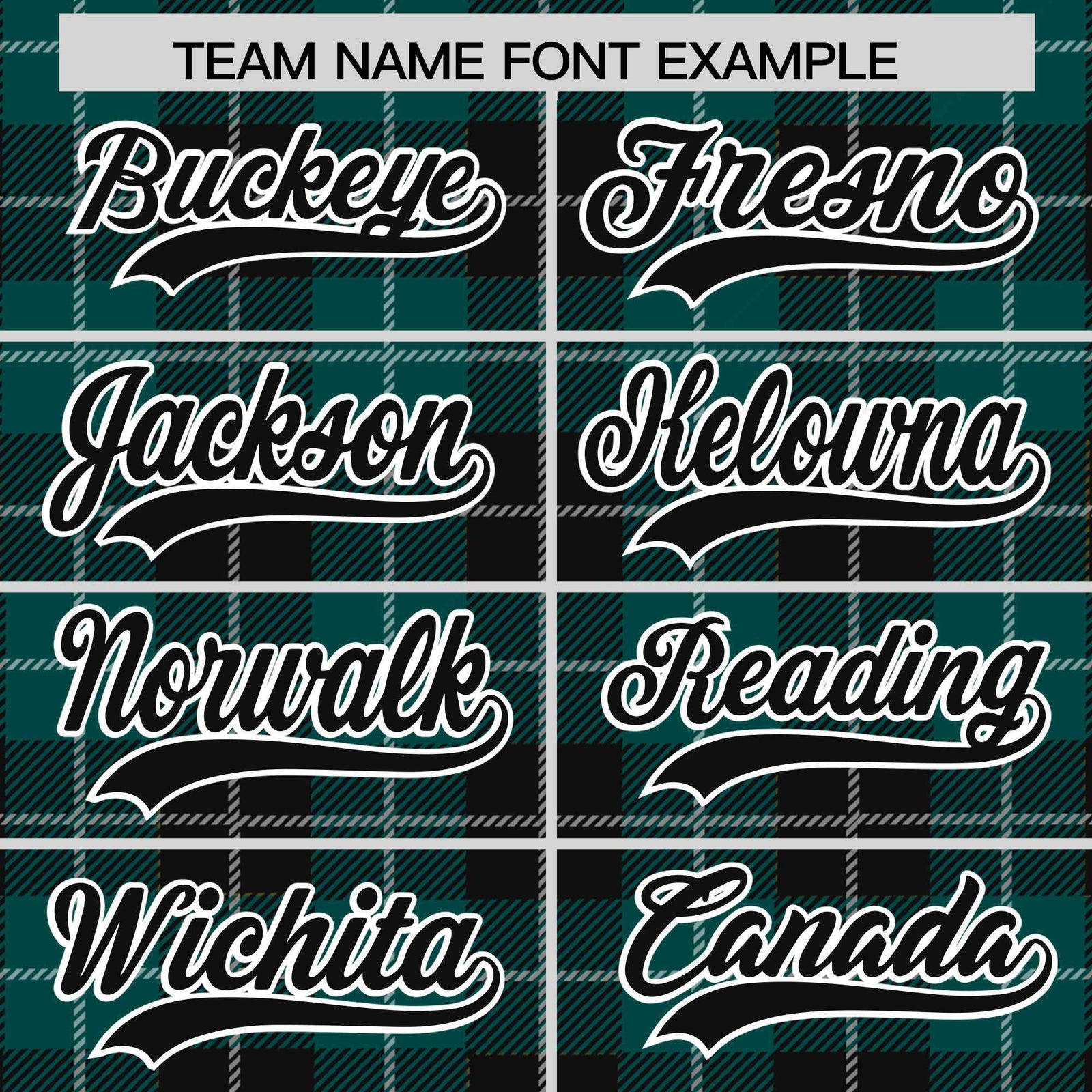 Custom Midnight Green Black-White Varsity Full-Snap Plaid Pattern Letterman Baseball Jacket