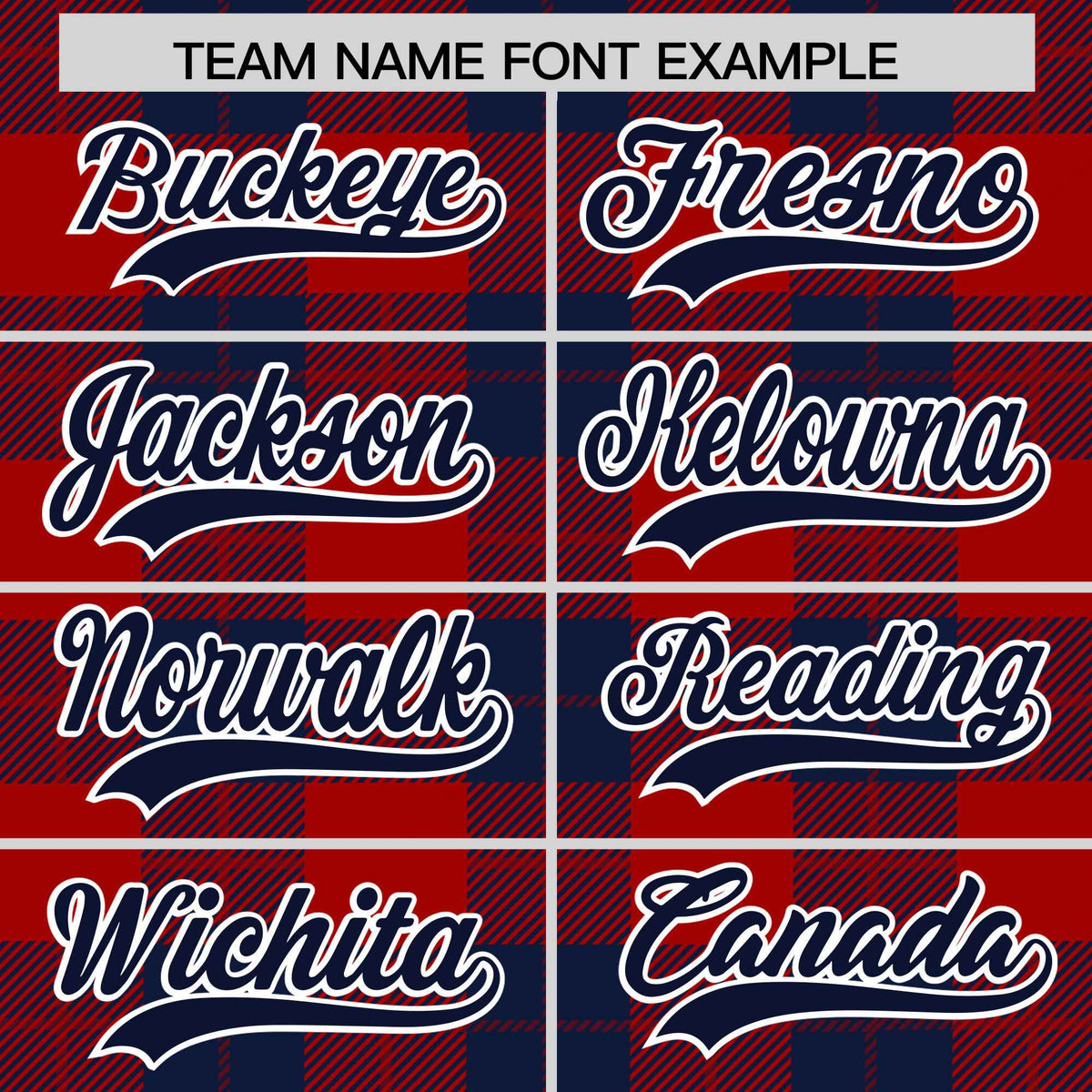 Custom Red Navy-Red Varsity Full-Snap Plaid Pattern Letterman Baseball Jacket