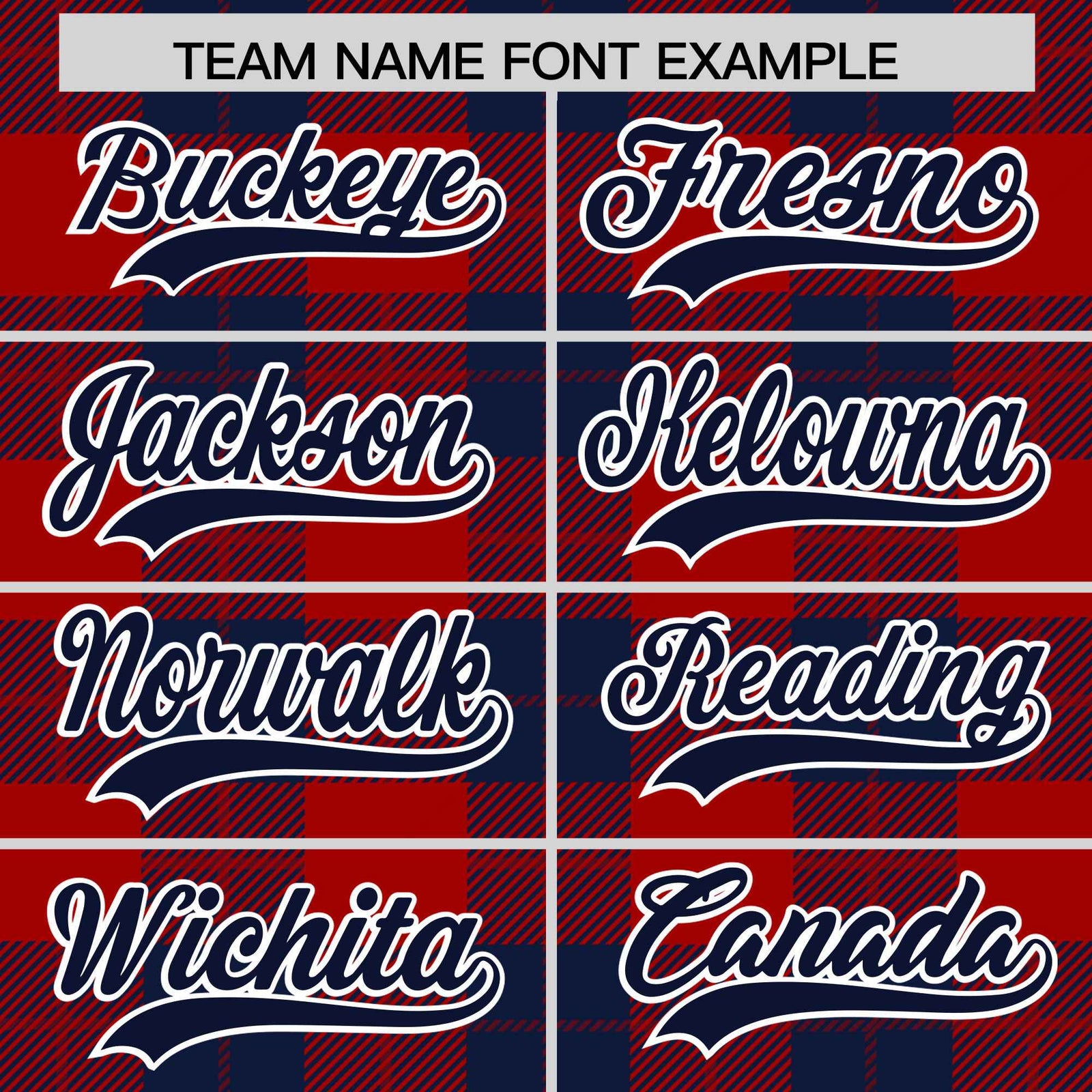 Custom Red Navy-Red Varsity Full-Snap Plaid Pattern Letterman Baseball Jacket