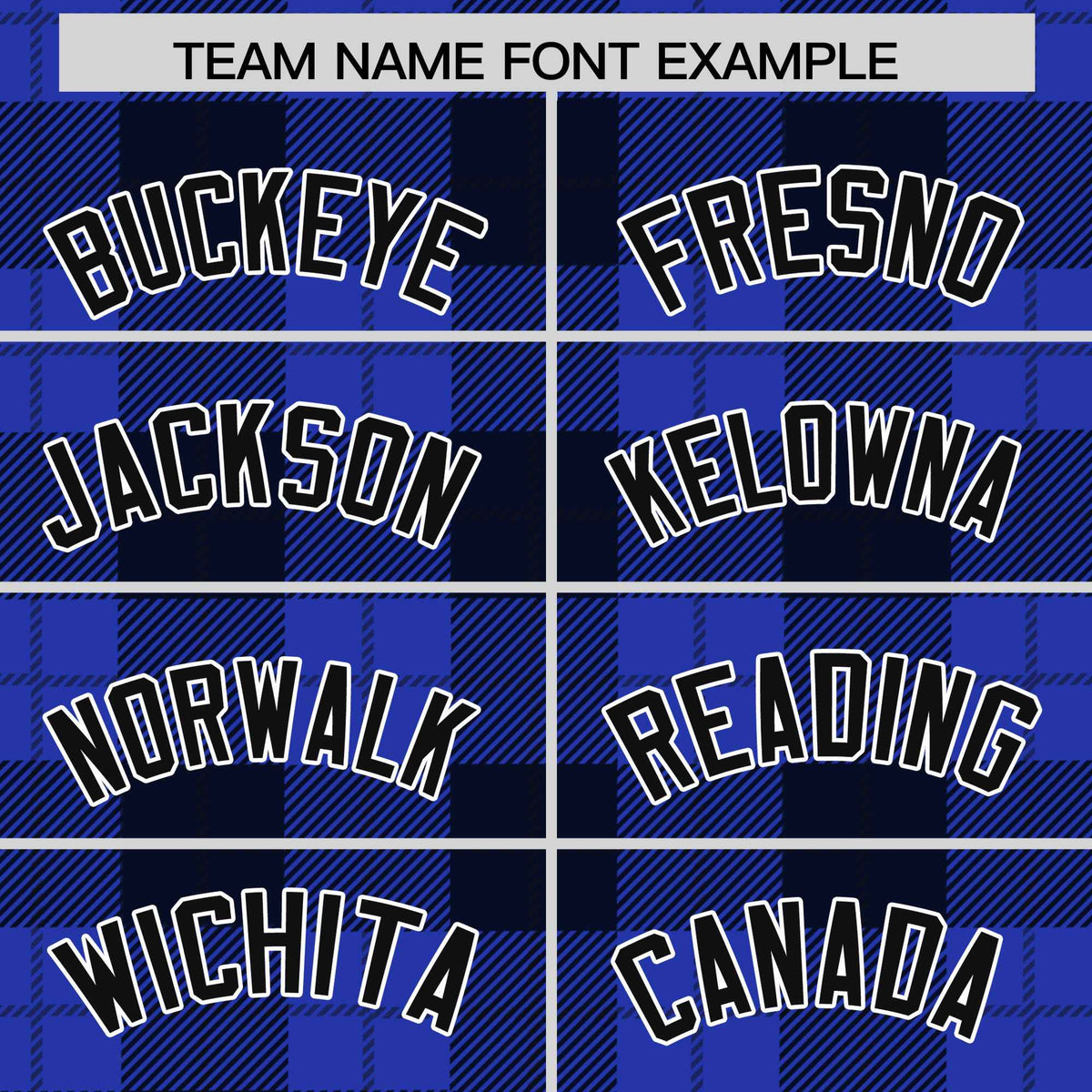 Custom Royal Navy-Black Varsity Full-Snap Plaid Pattern Letterman Baseball Jacket