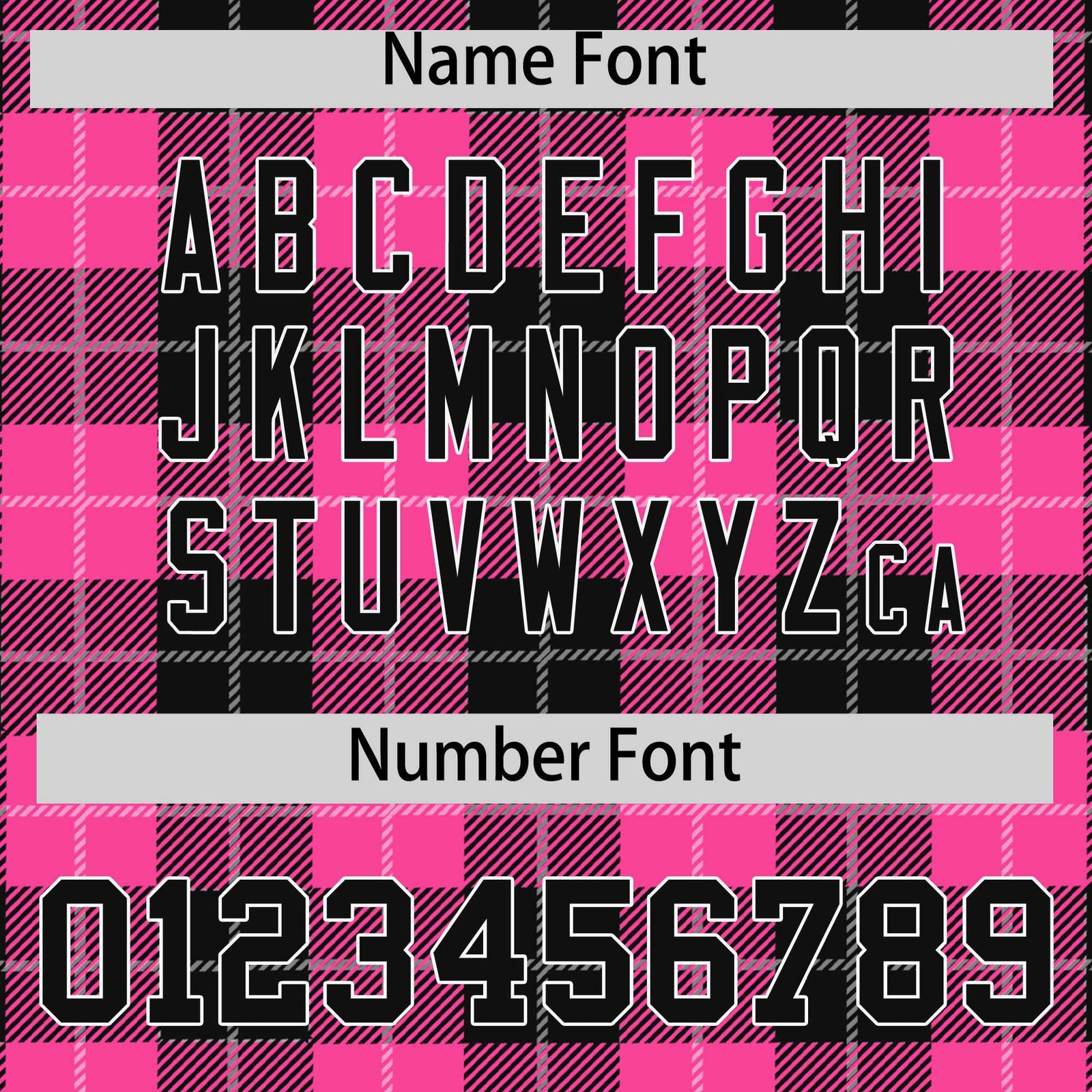 Custom Pink Black-White Varsity Full-Snap Plaid Pattern Letterman Baseball Jacket