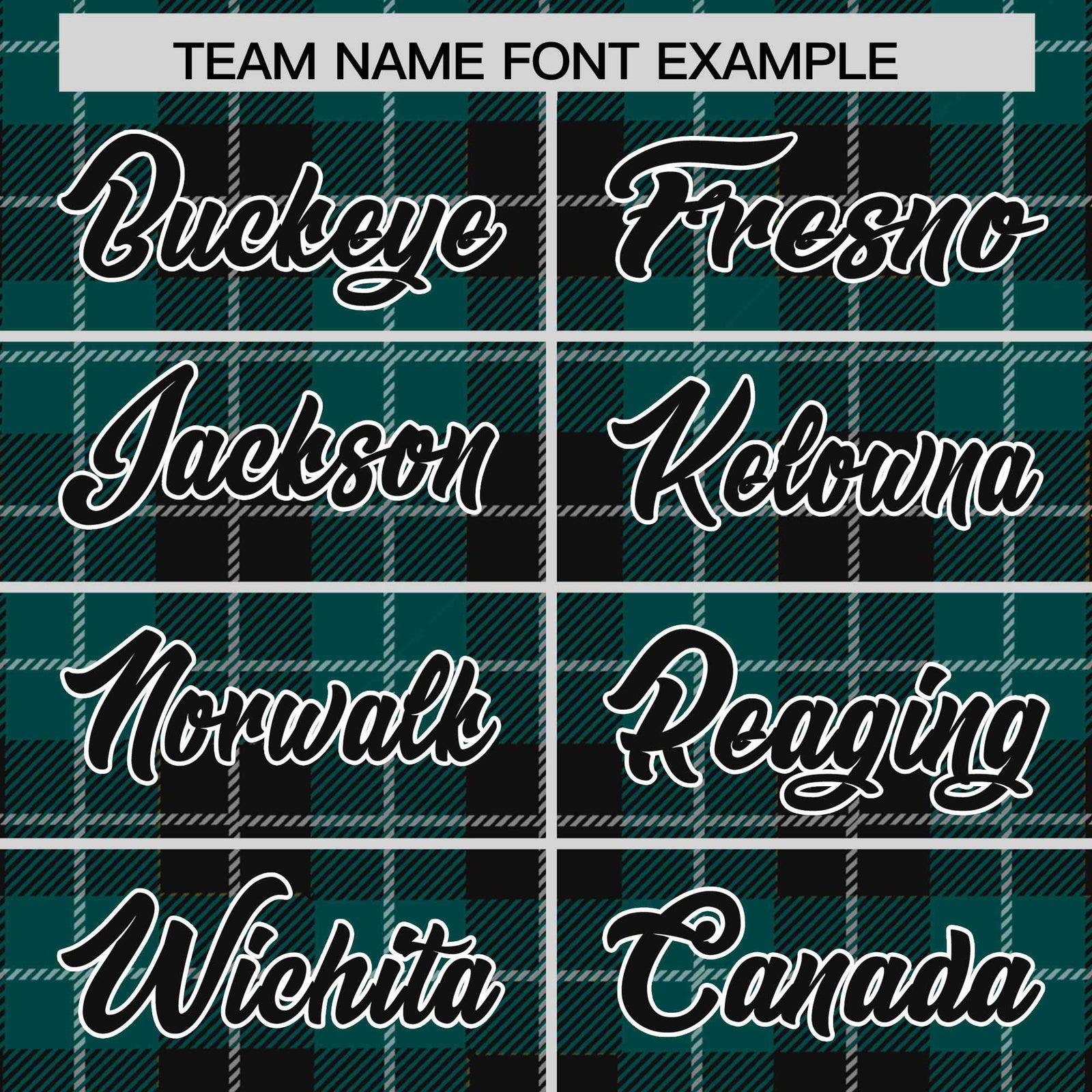 Custom Midnight Green Black-White Varsity Full-Snap Plaid Pattern Letterman Baseball Jacket