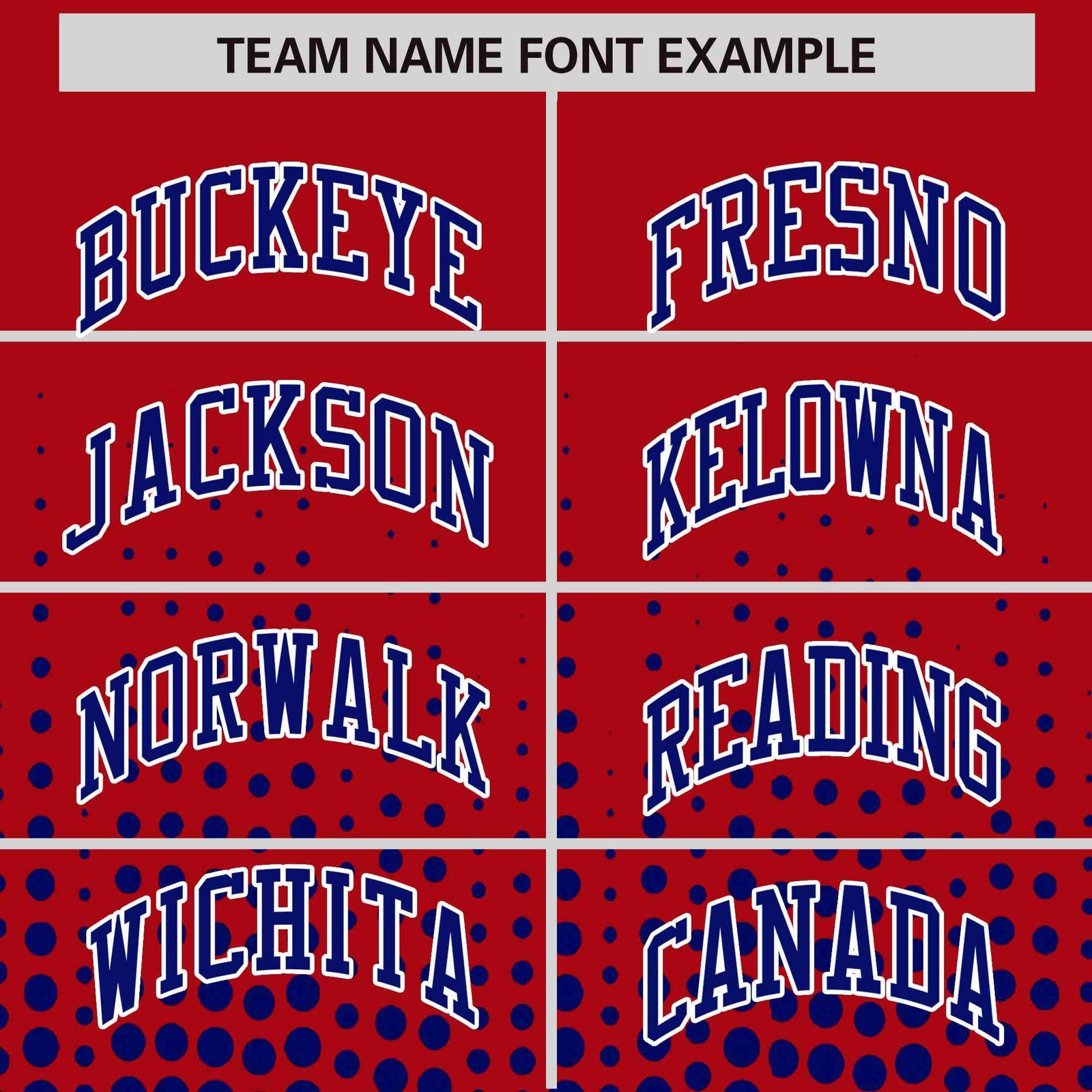 Custom Red Royal Gradient Varsity Full-Snap Polka Dot Pattern Letterman Baseball Jacket