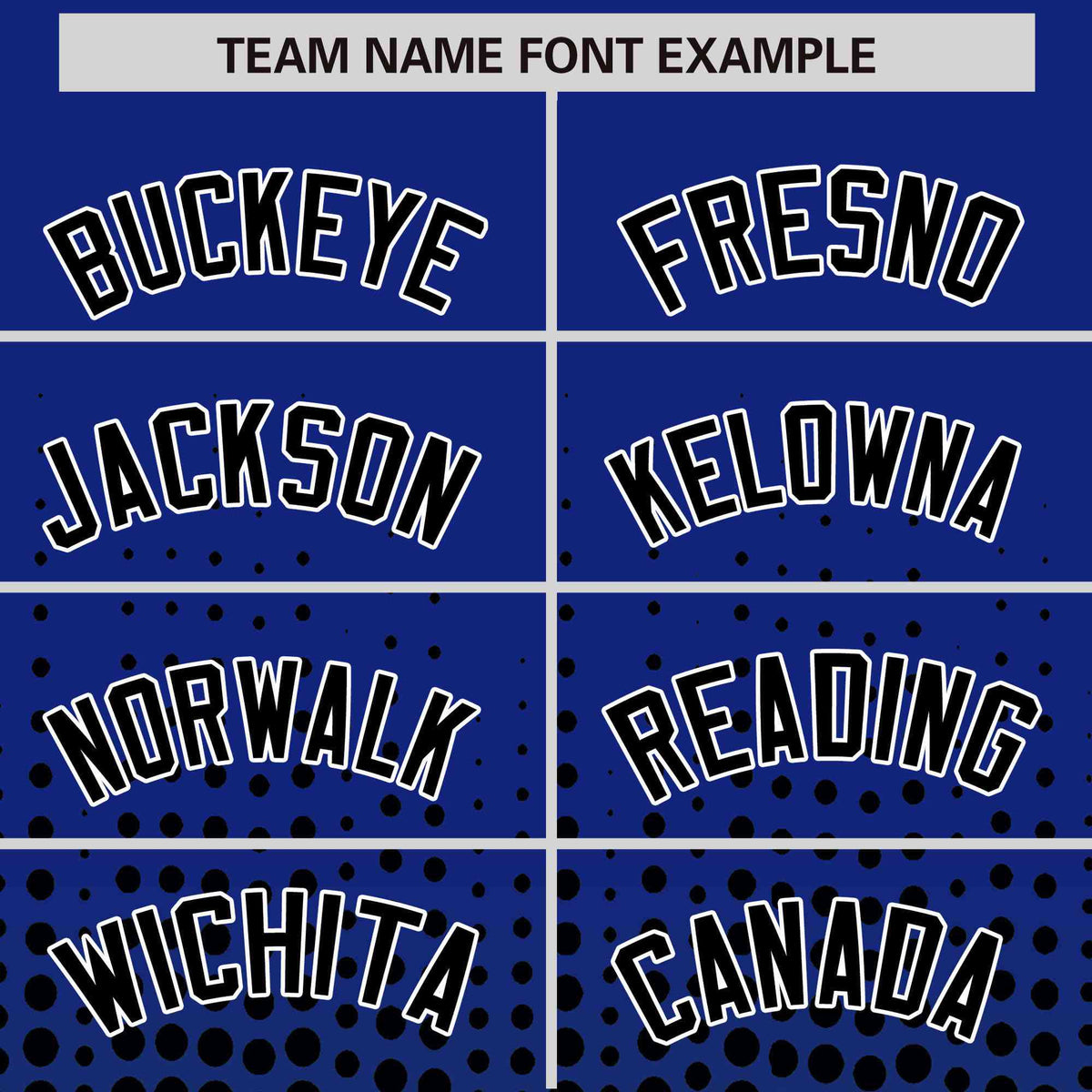 Custom Royal Black Gradient Varsity Full-Snap Polka Dot Pattern Letterman Baseball Jacket