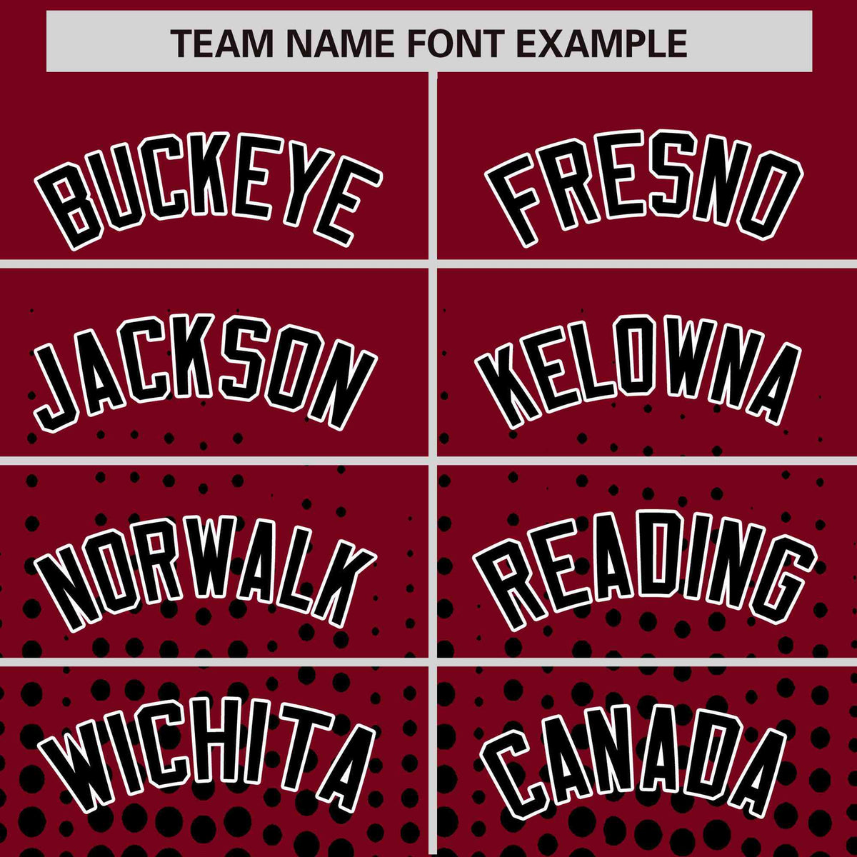 Custom Crimson Black Gradient Varsity Full-Snap Polka Dot Pattern Letterman Baseball Jacket